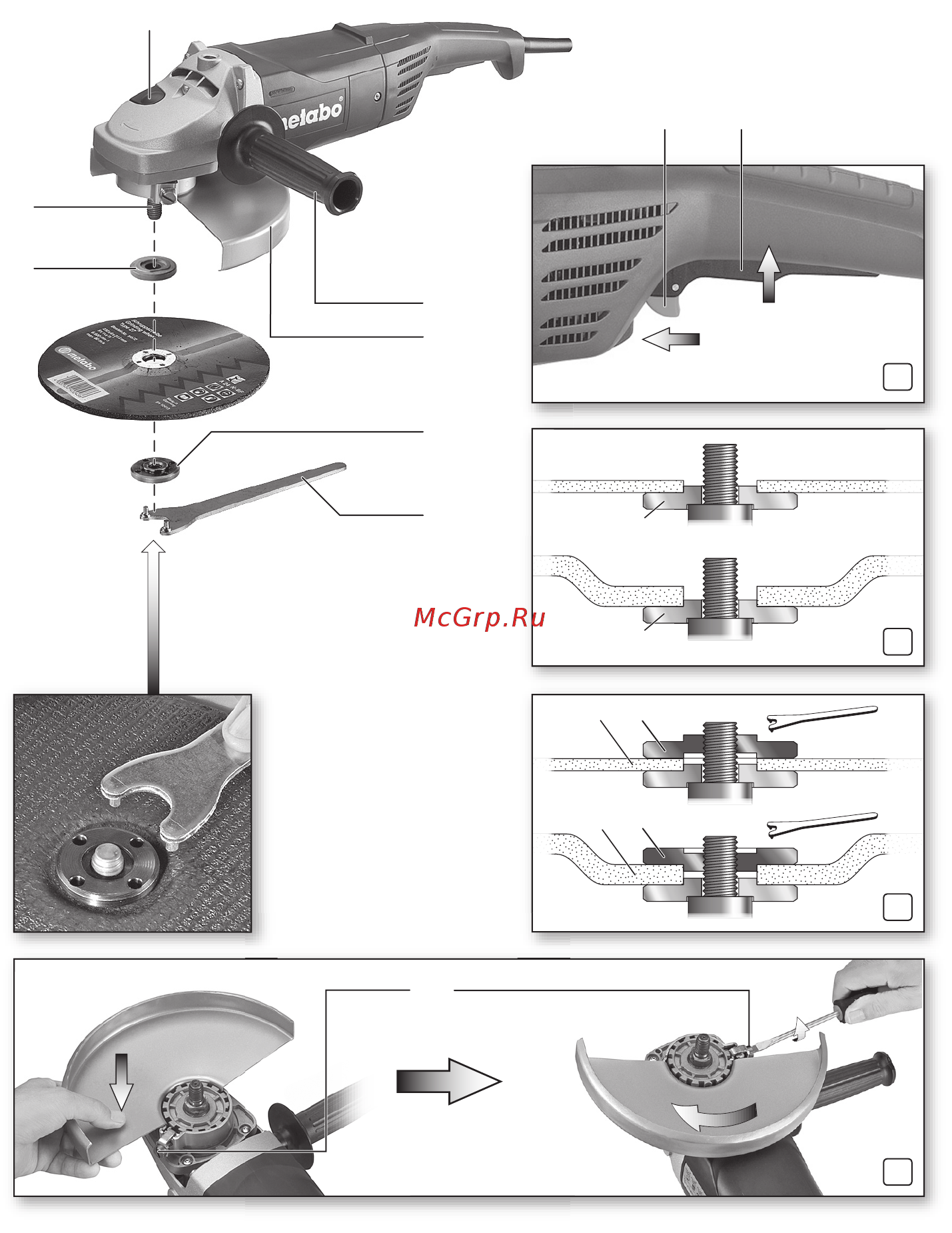 Metabo WX 2000 606421000 Инструкция по эксплуатации онлайн [2/108] 307646