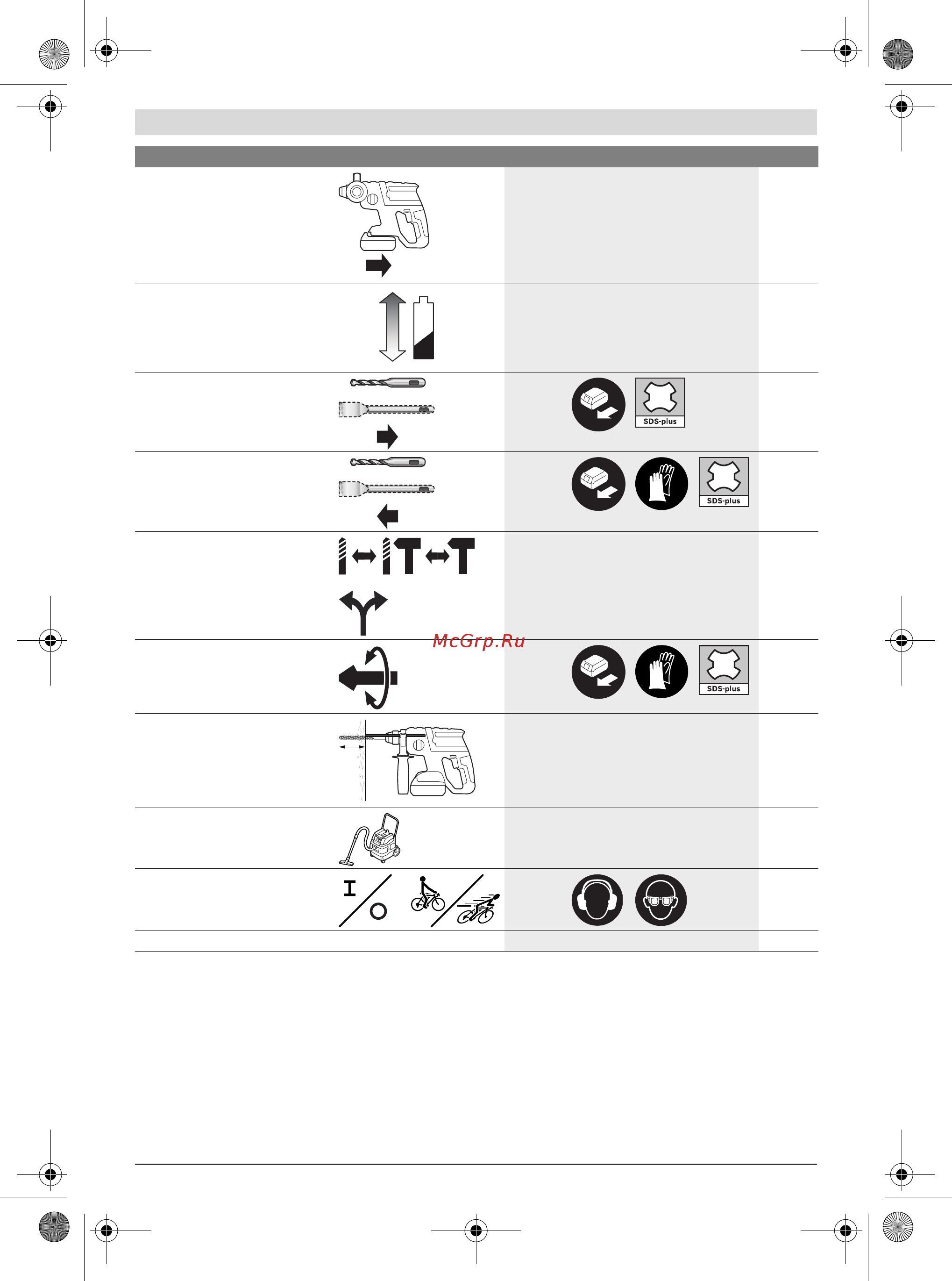 Bosch GBH 18 V-EC 061190400B [62/196] Vedlikehold og rengjøring