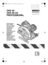 Bosch GKS 65 601667000 Инструкция по эксплуатации