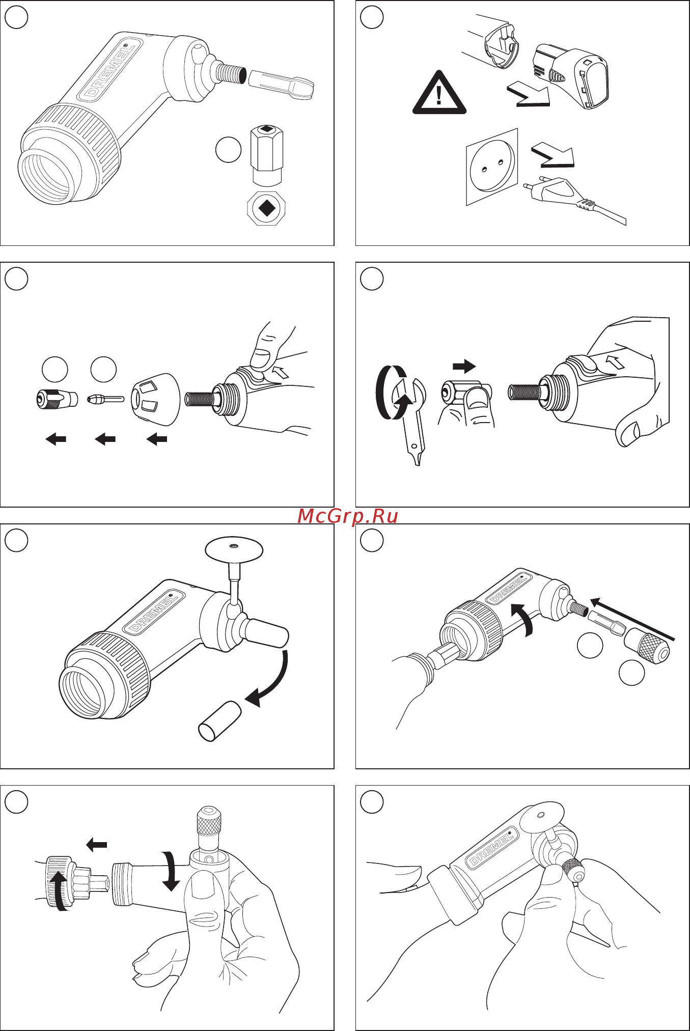 Dremel 4000 6/128 F0134000LR Инструкция по эксплуатации онлайн [12/44] 307737