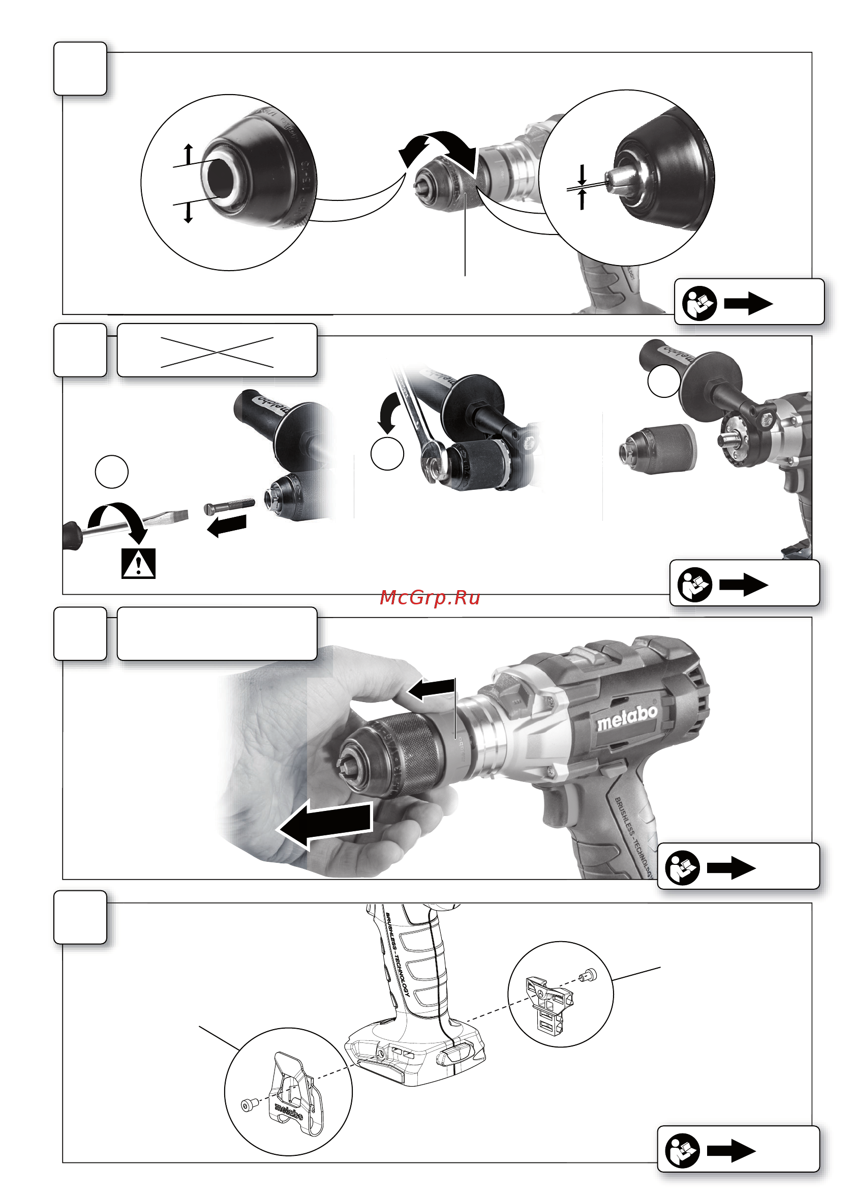 Metabo BS 18 LTX BL Q I 602351500 Инструкция по эксплуатации онлайн [5/68] 308663