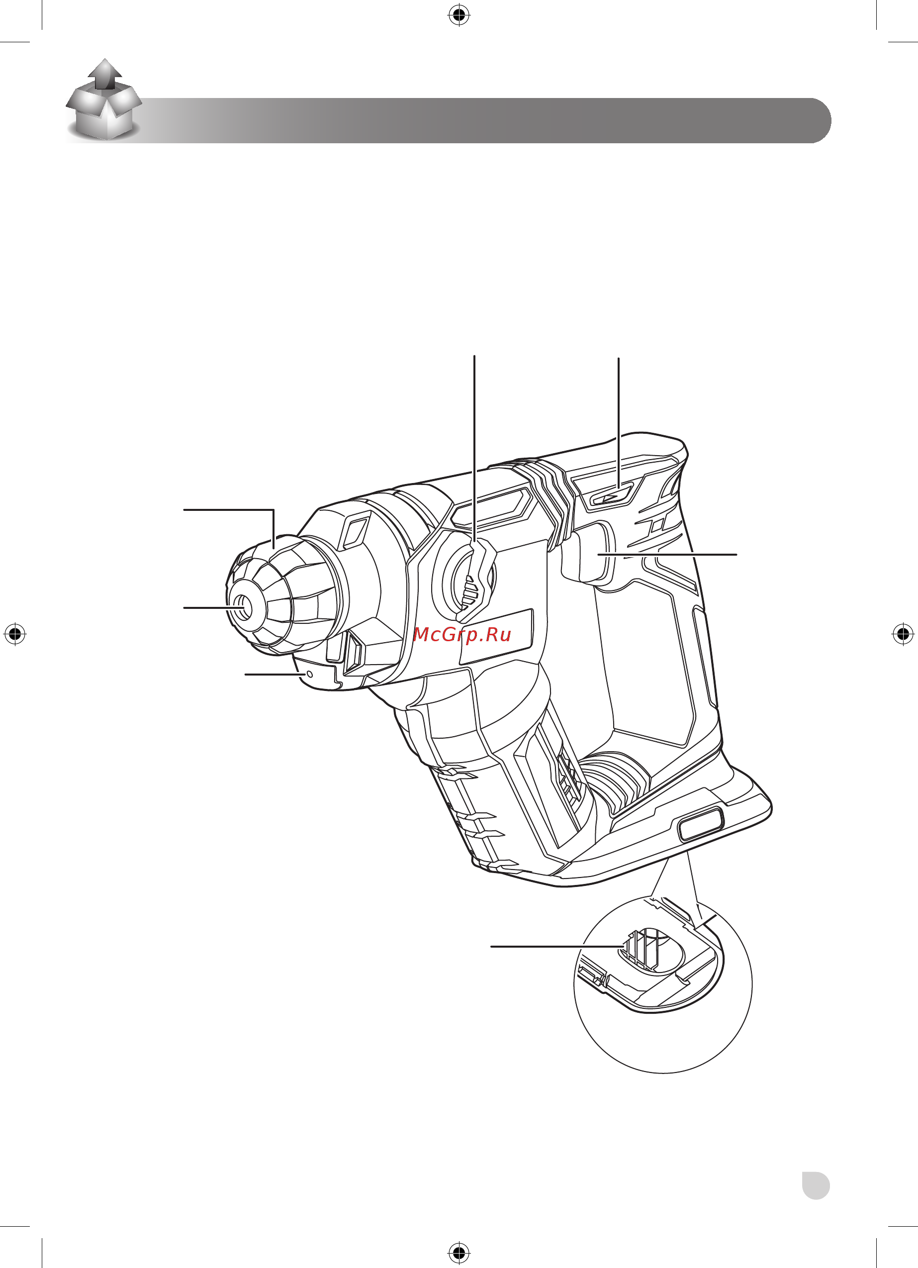 Ryobi R18SDS-0 5133002305 [7/12] Know your product