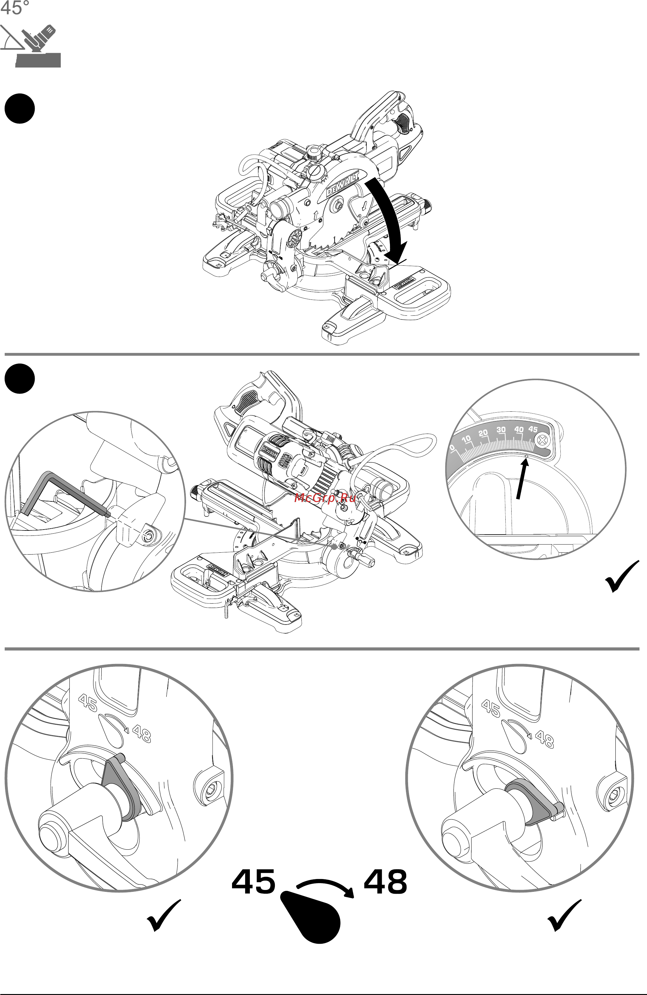 Dewalt DWS774 Инструкция по эксплуатации онлайн [10/40] 502941