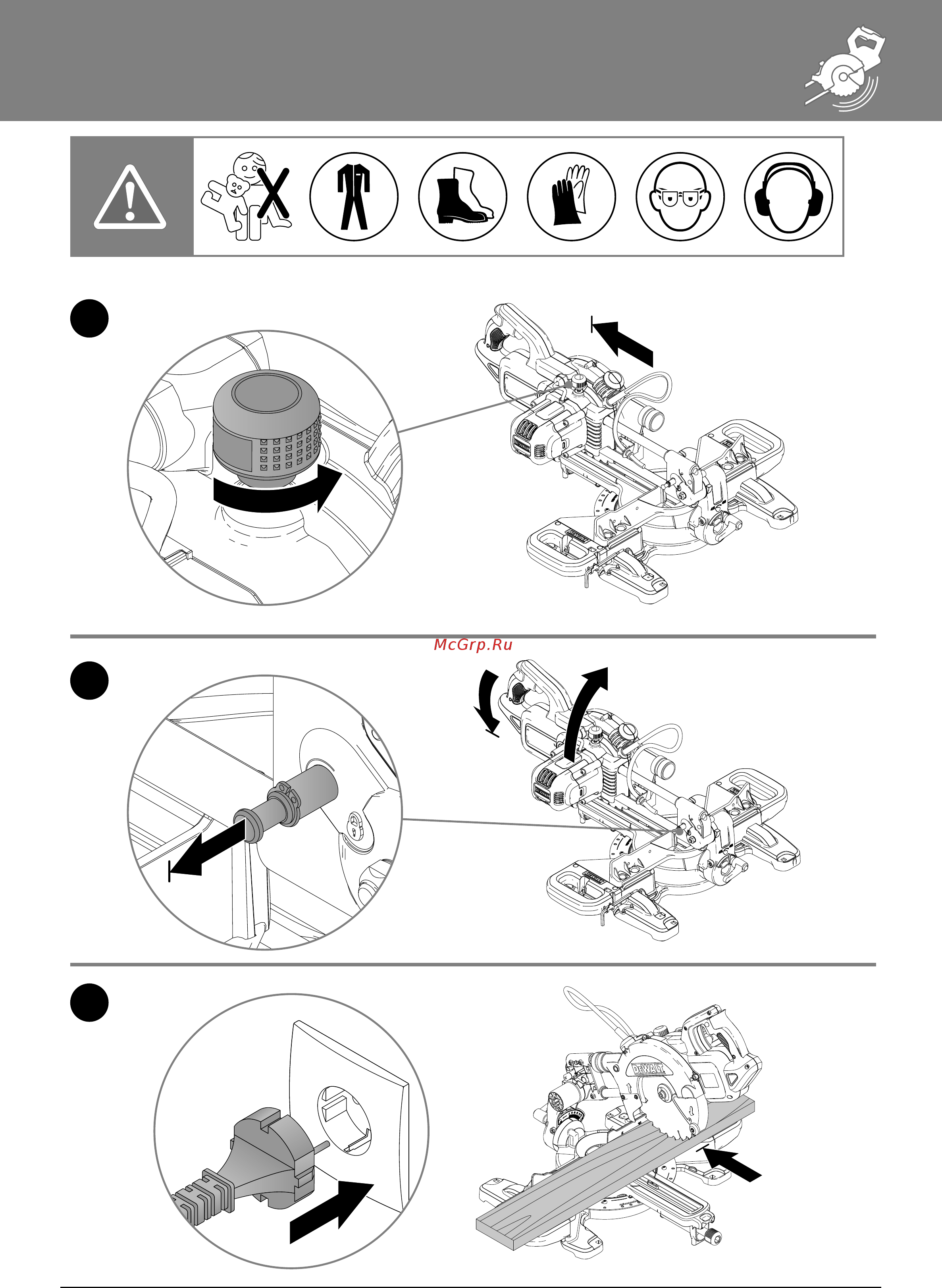 Dewalt DWS774 Инструкция по эксплуатации онлайн [11/40] 502941