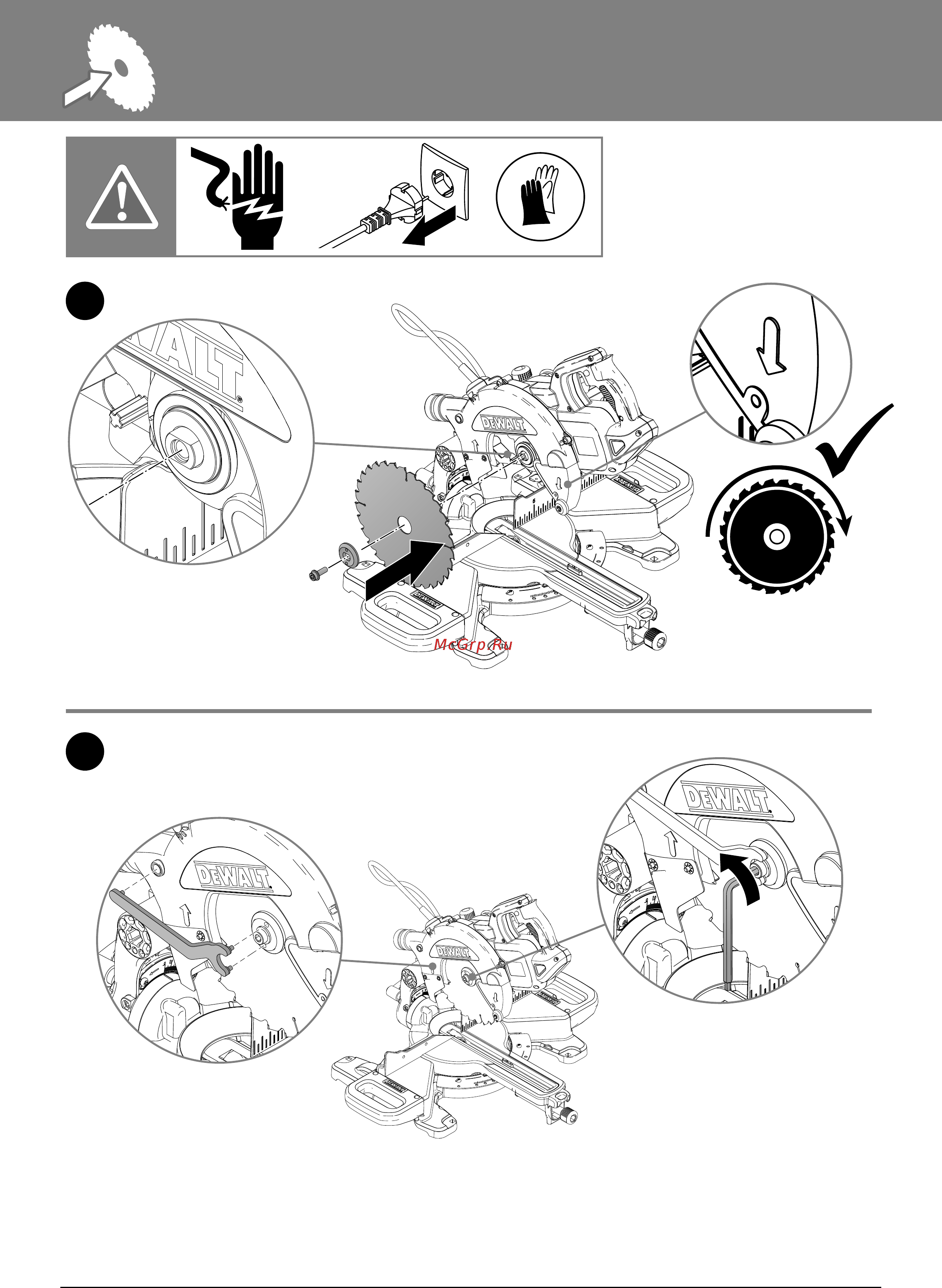 Dewalt DWS774 Инструкция по эксплуатации онлайн [6/40] 502941