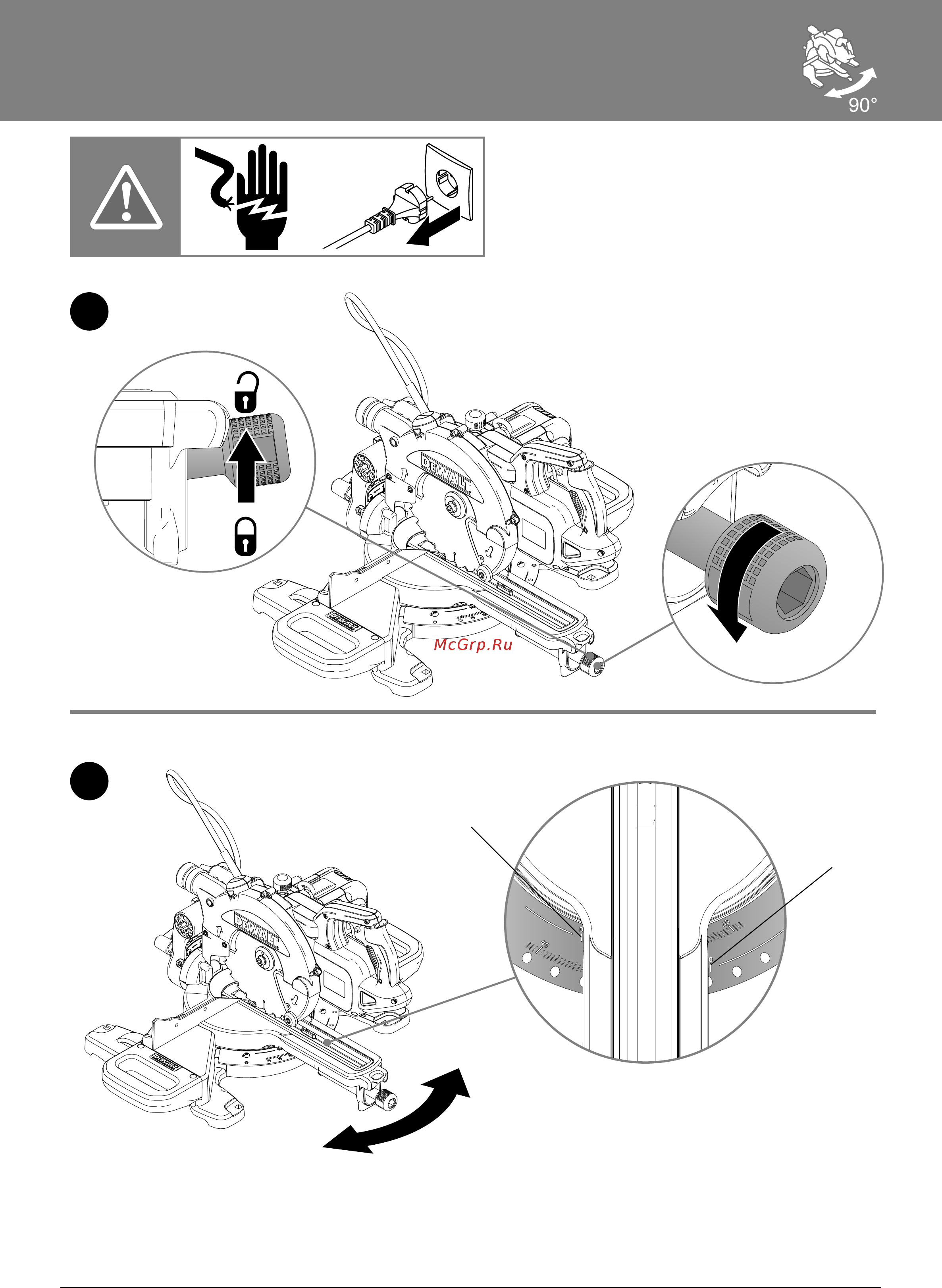 Dewalt DWS774 Инструкция по эксплуатации онлайн [7/40] 502941