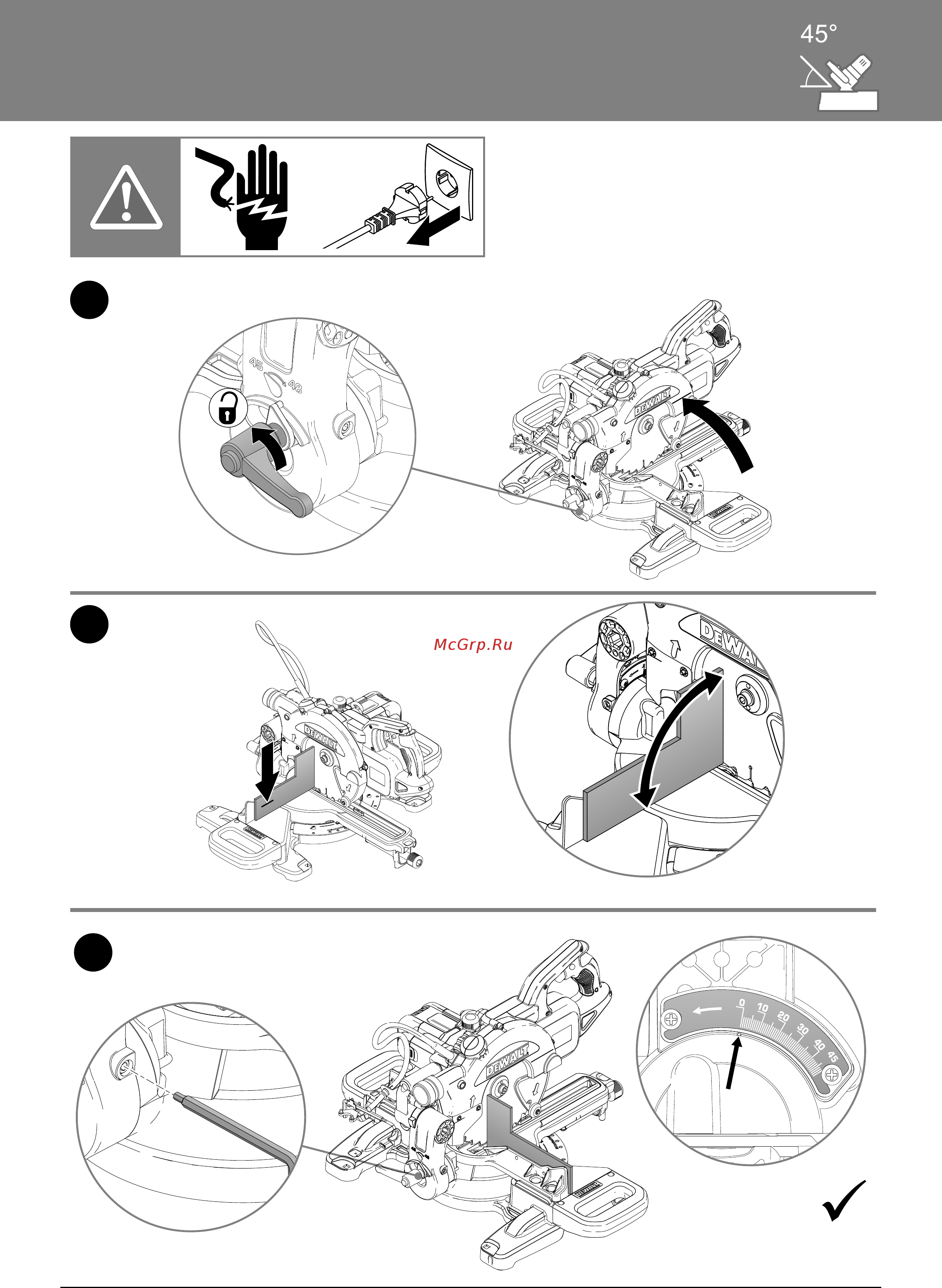 Dewalt DWS774 Инструкция по эксплуатации онлайн [9/40] 502941
