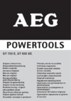 AEG ST800XE 4935412950 Инструкция по эксплуатации