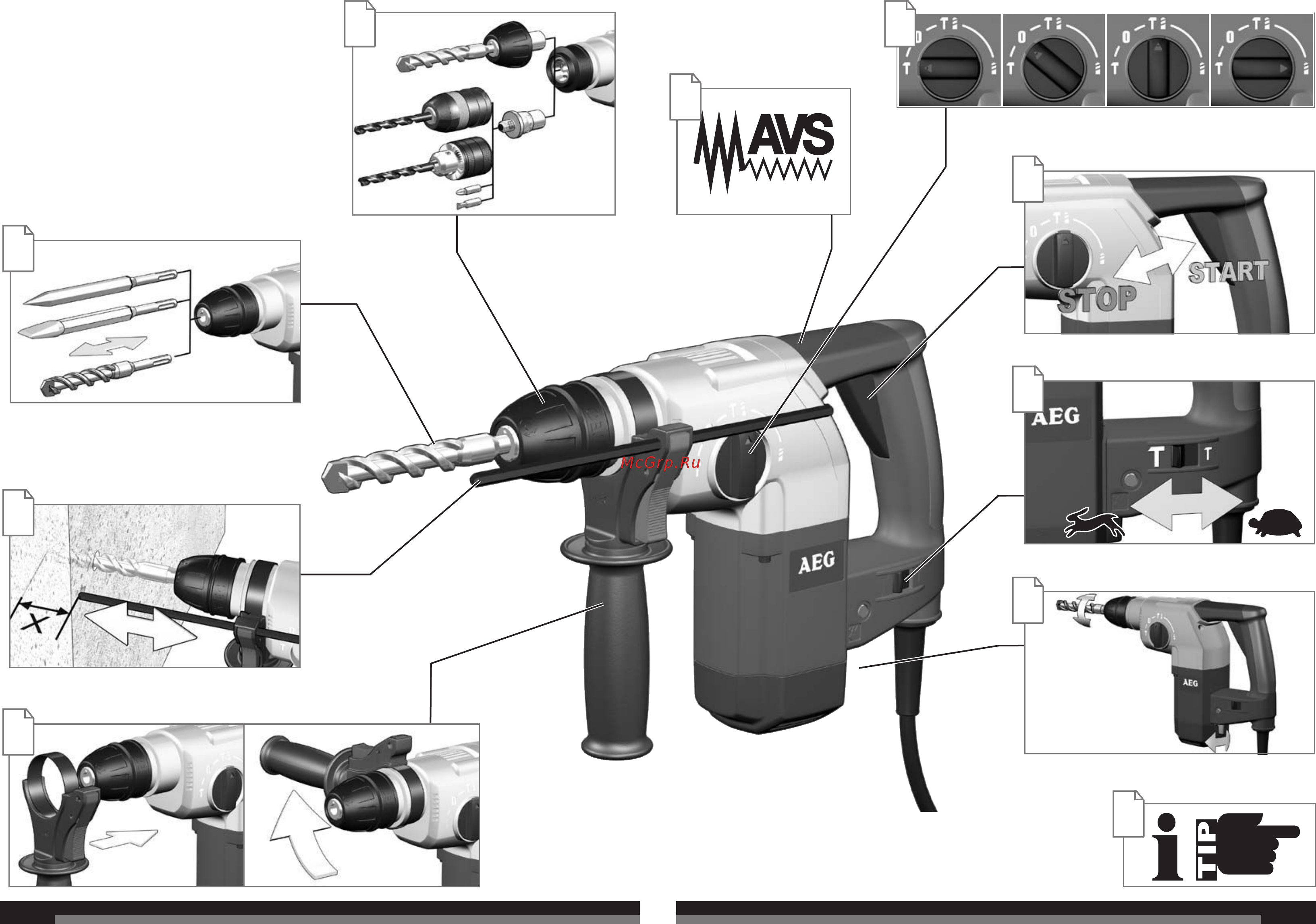 AEG BH26LXE 4935412000 Инструкция по эксплуатации онлайн [3/37] 307930