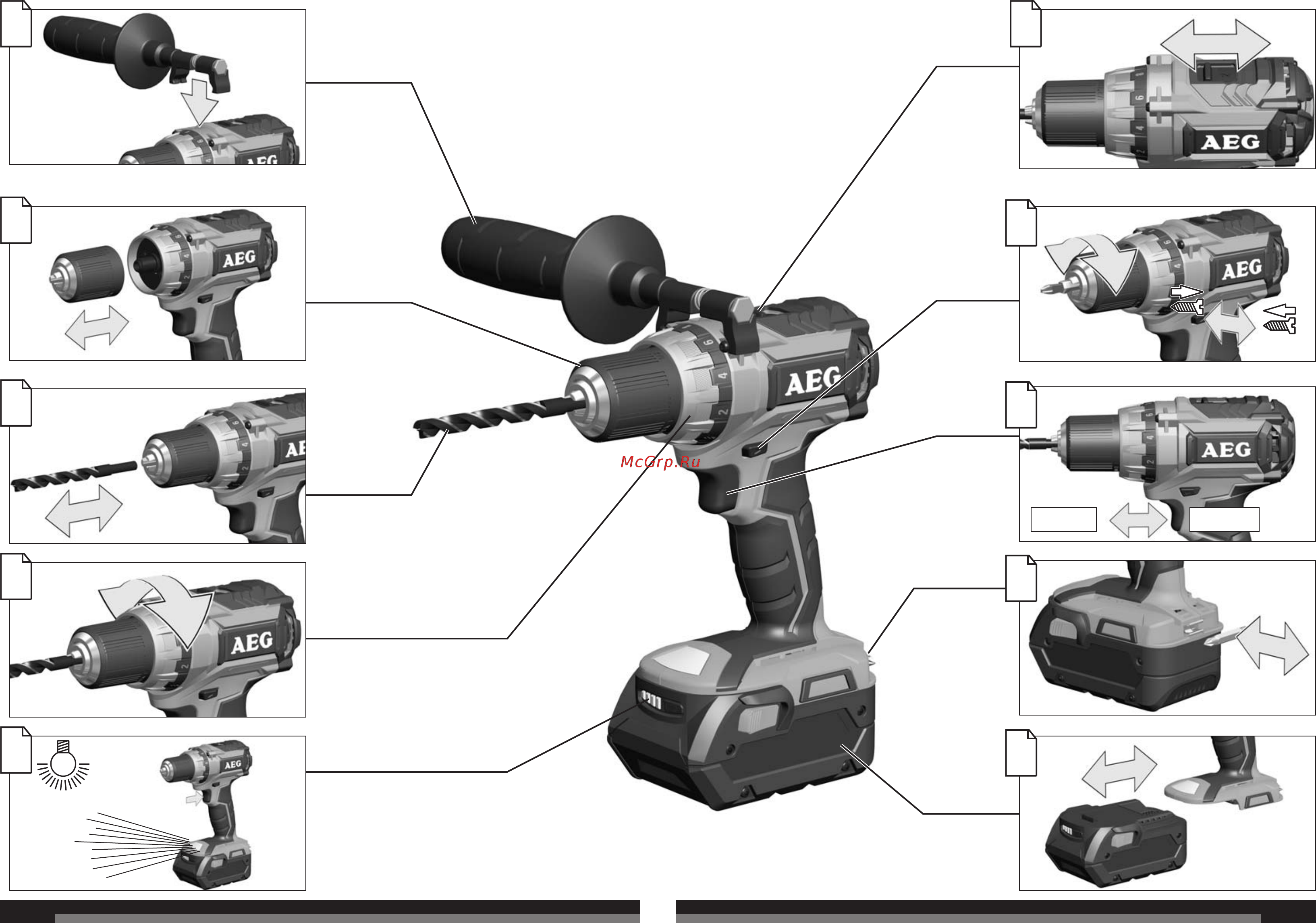 AEG BS 18CBLLI-202C 4935448768 Инструкция по эксплуатации онлайн [3/39] 307952