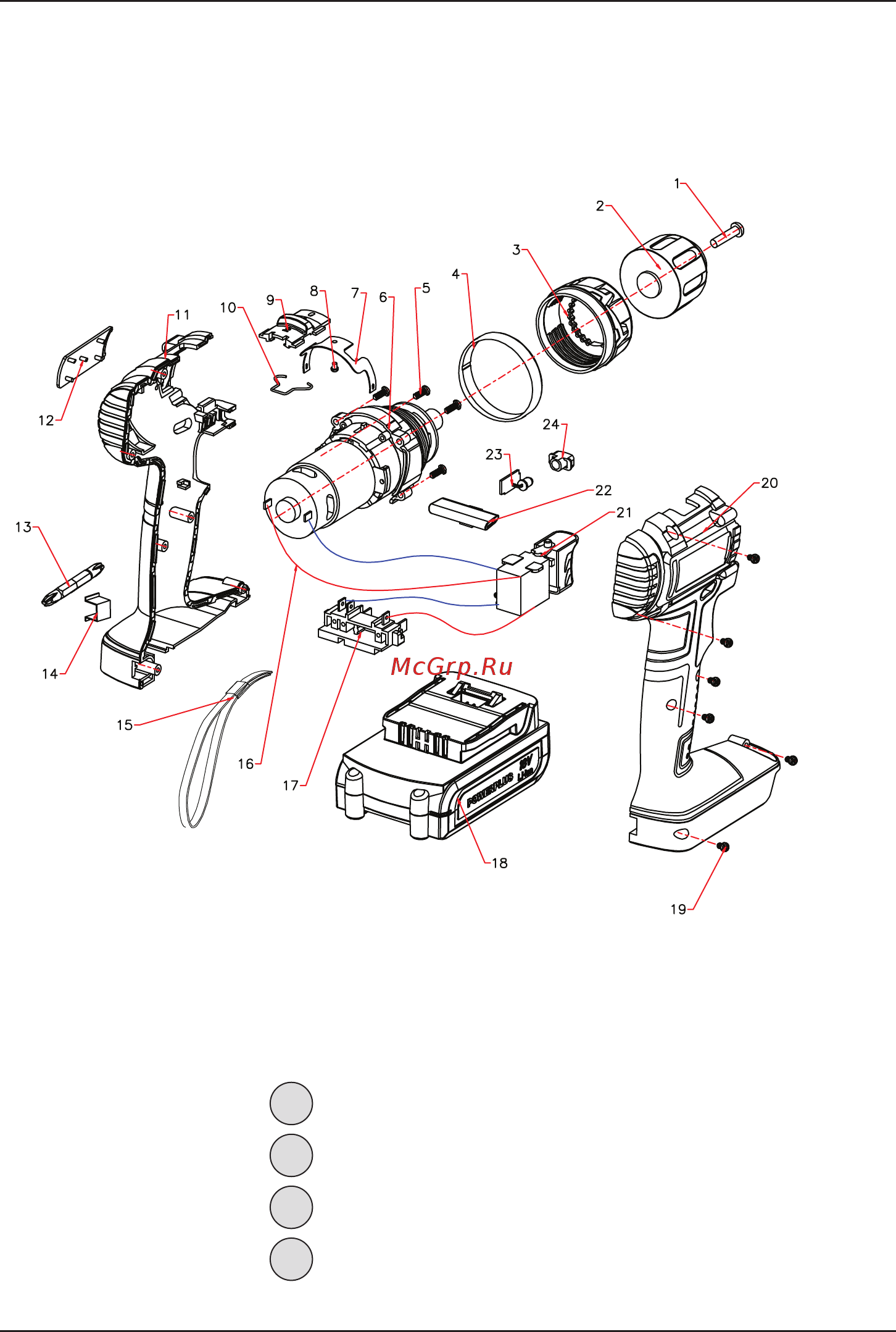 Bort BAB-18Ux2-DK 93726805 [18/32] Exploded view