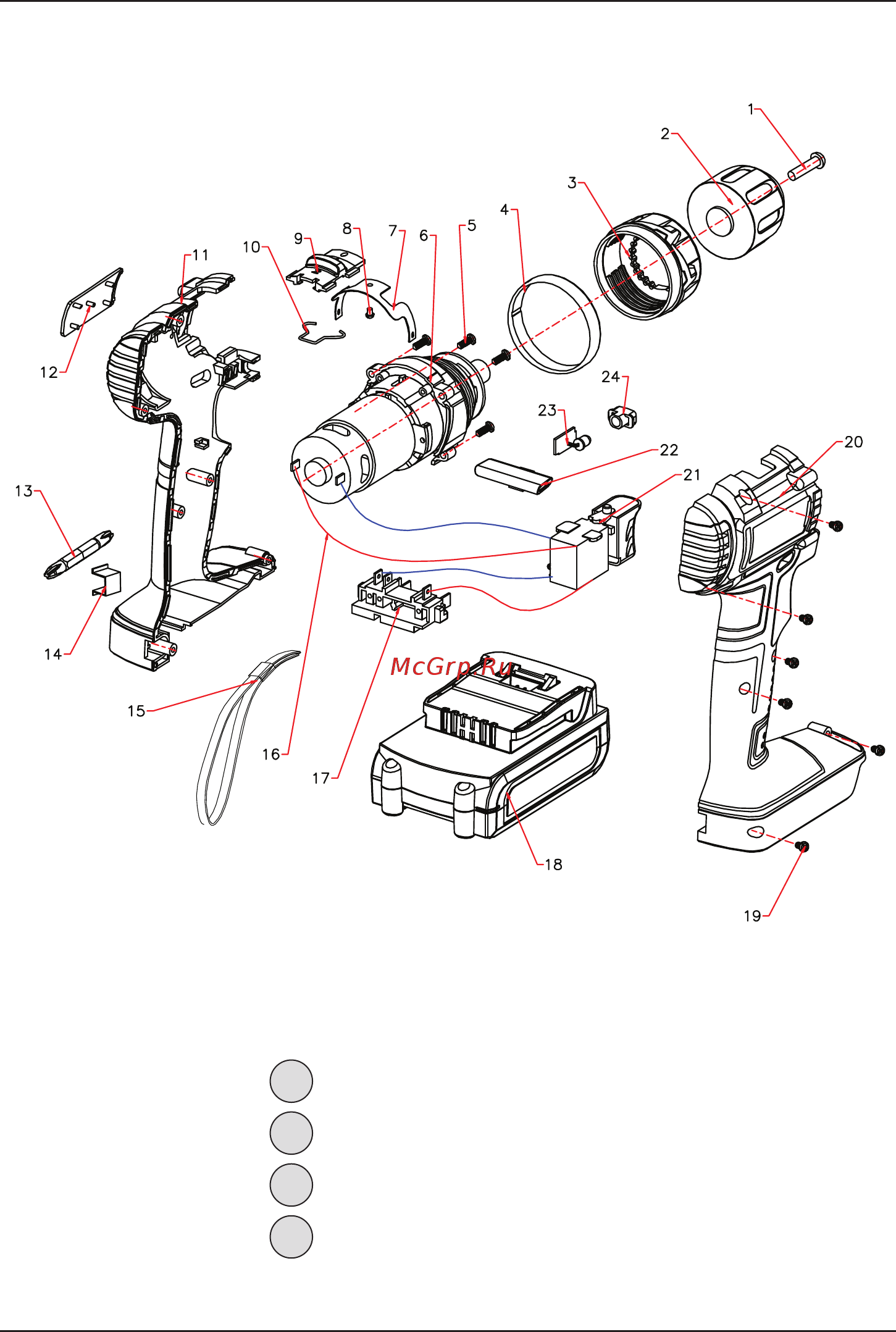 Bort BAB-12-D 98296501 [18/32] Exploded view