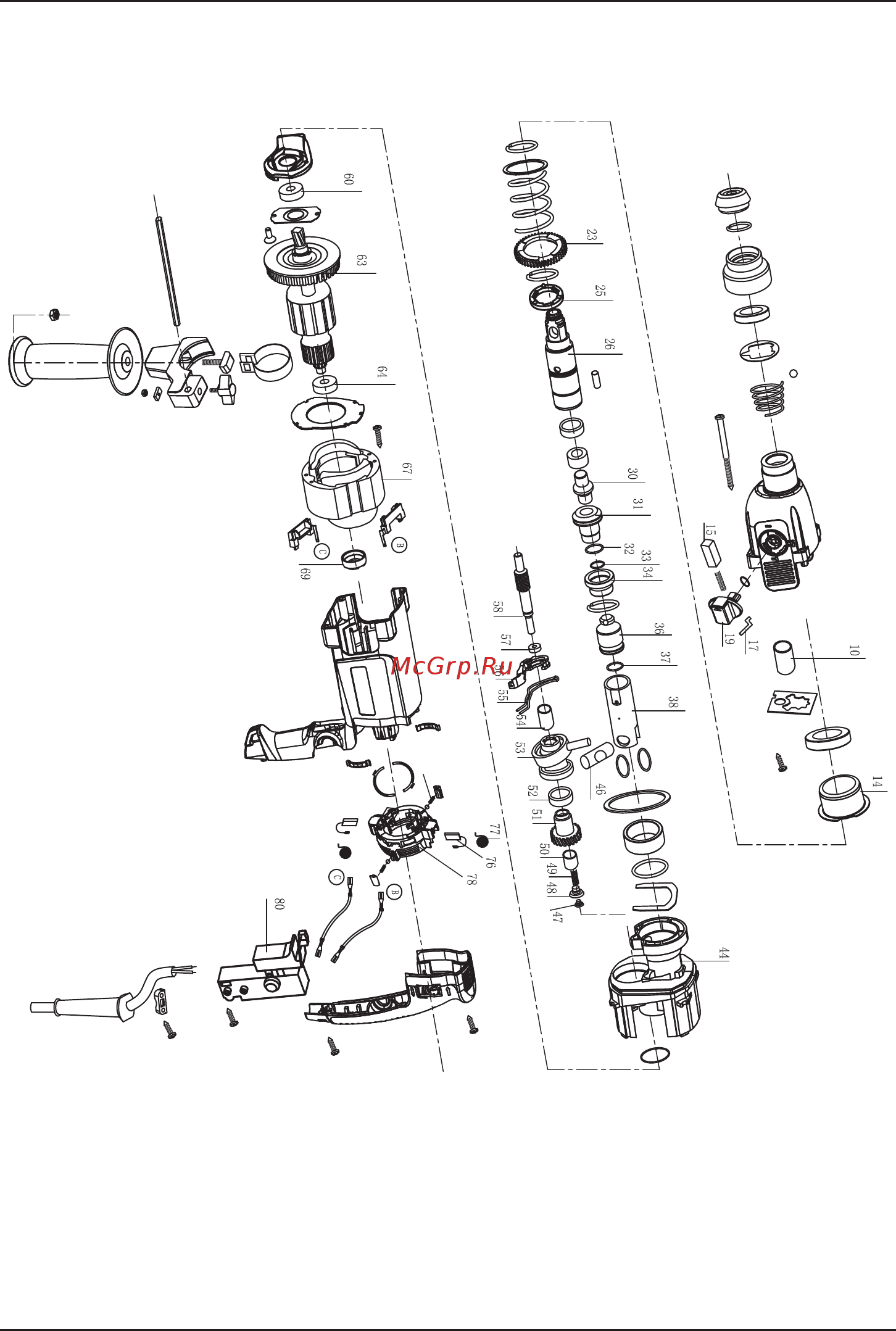 Bort BHD-800N 93724672 [16/32] Exploded view