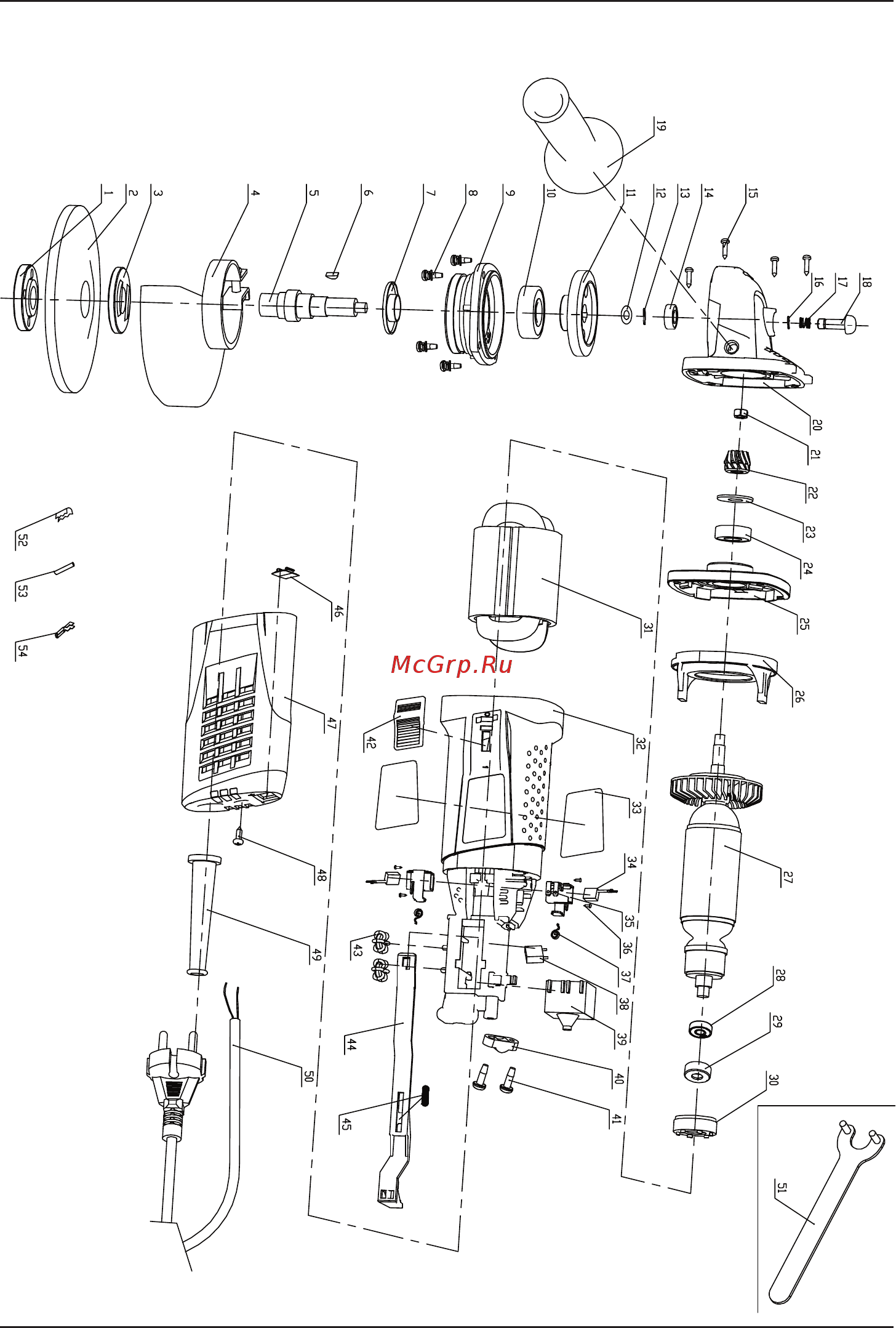 Bort BWS-950 98296389 [23/40] Exploded view