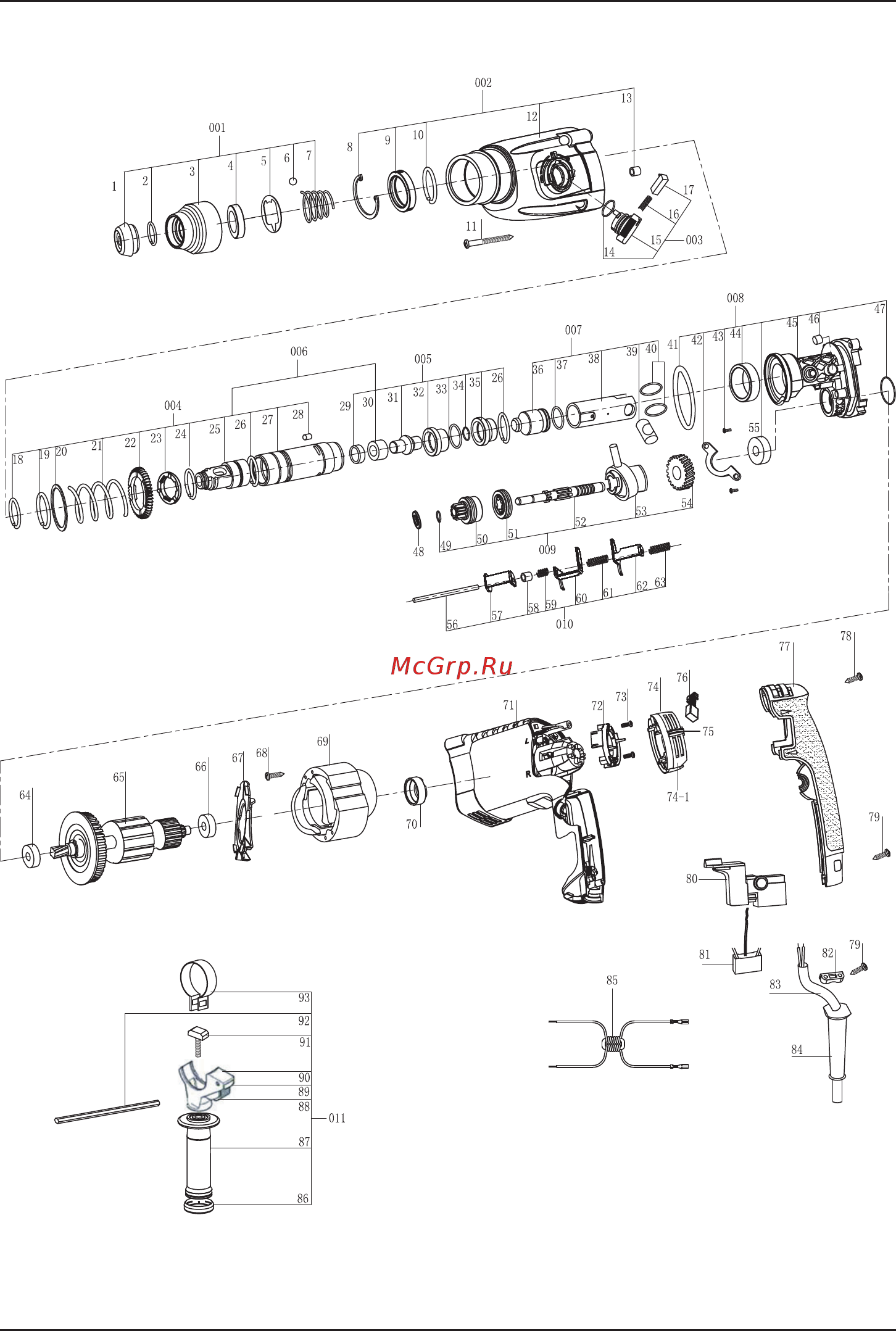 Bort BHD-720 98296600 [16/32] Exploded view