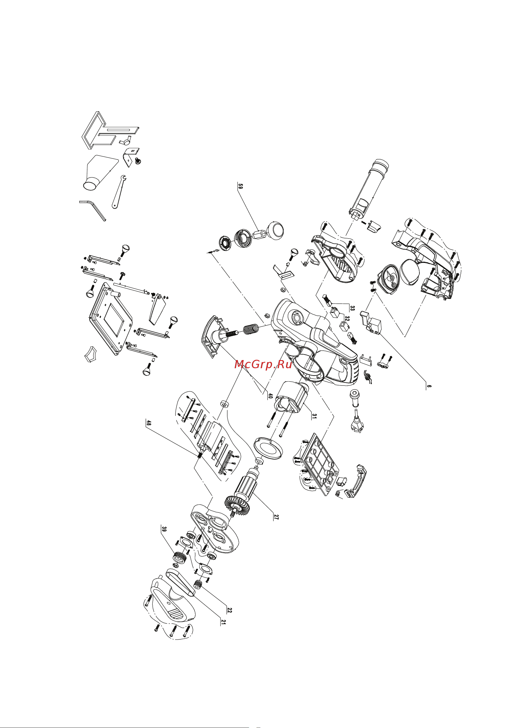 Bort BFB-850-T 98291469 [9/24] Exploded view bfb 850 t