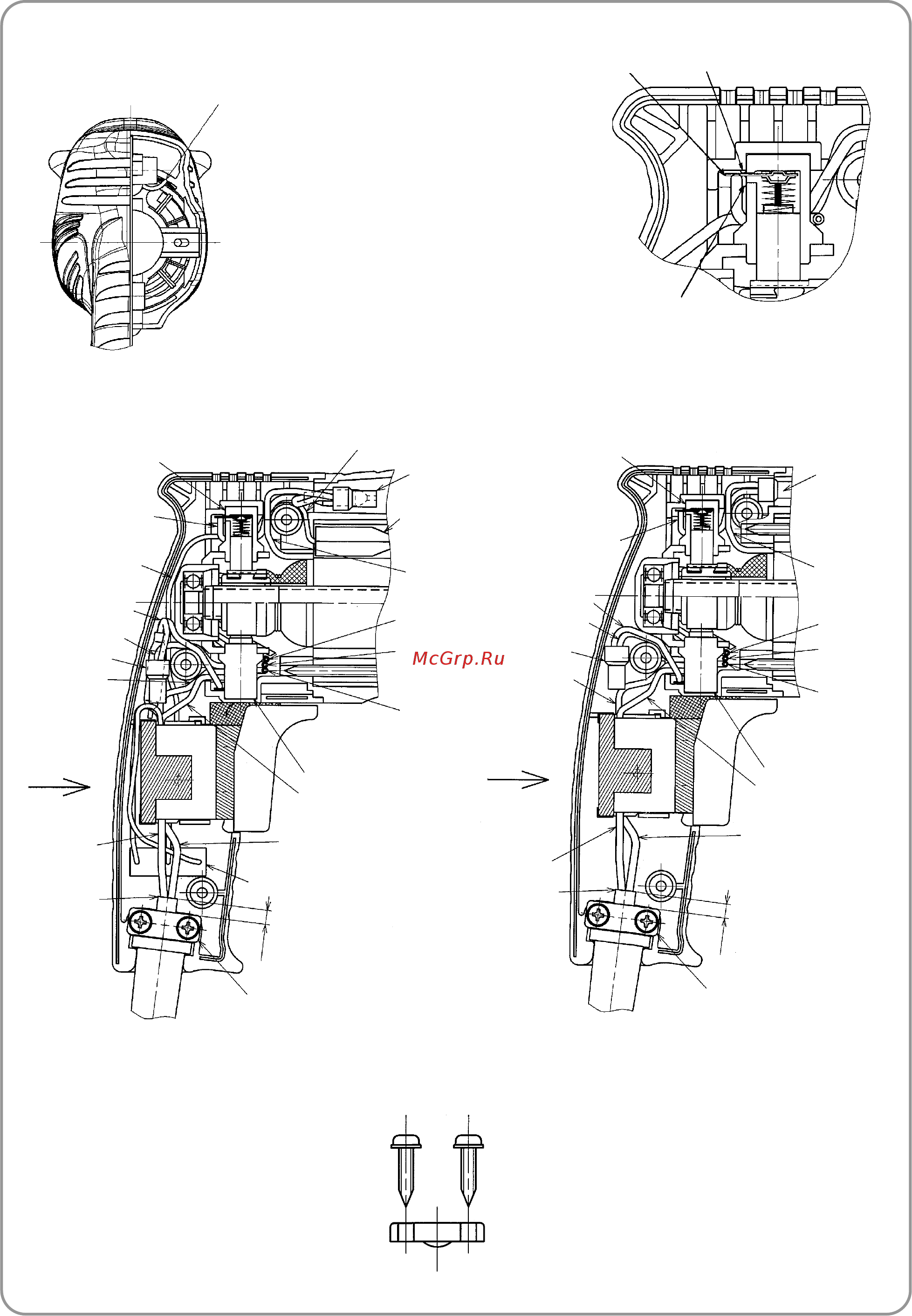 Hitachi DV13VSSNS [20/41] Internal wire arrangement and wiring work