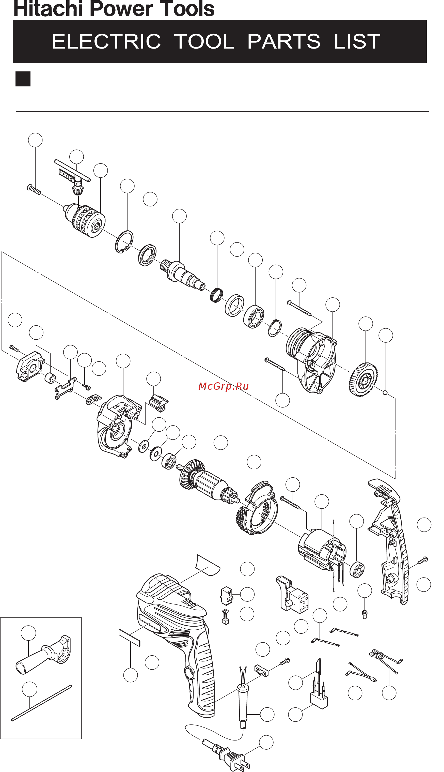 Hitachi DV13VSSNS [34/41] Model dv 16ss impact drill