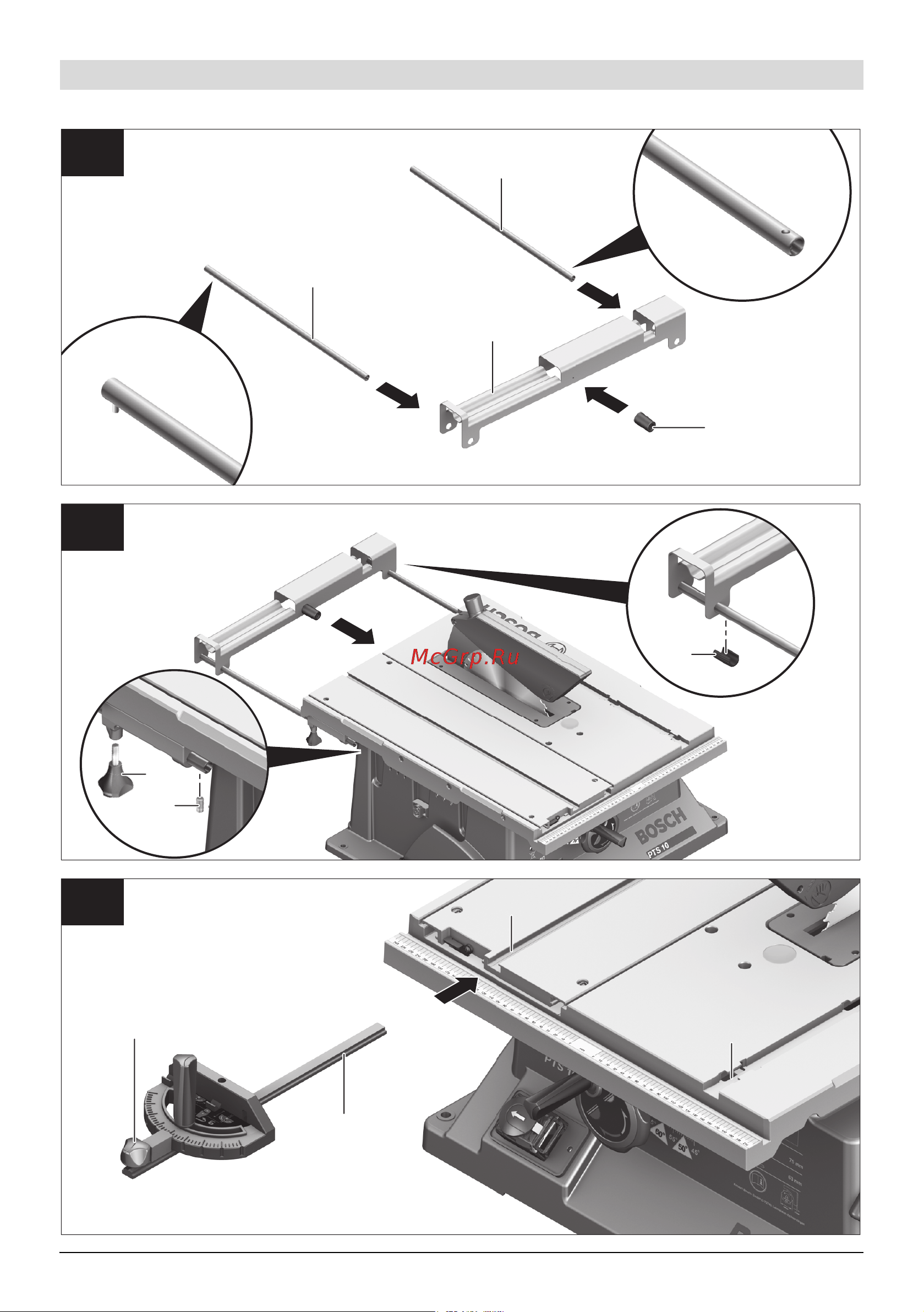 Bosch PTS 10 0603B03400 Инструкция по эксплуатации онлайн [7/485] 308208