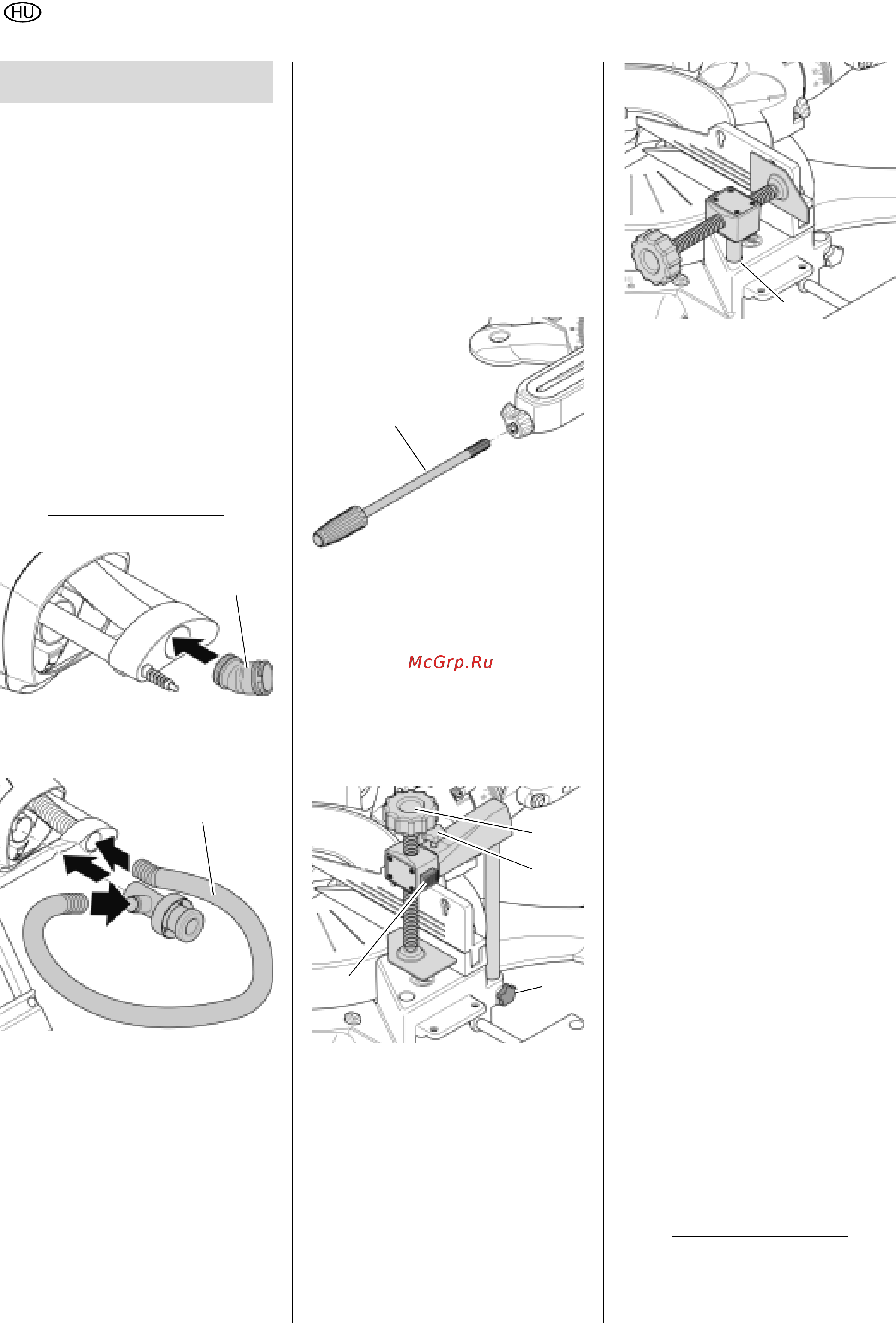 Metabo KGS 254 I Plus 0102540200 [12/78] Elszívó adapter szerelése