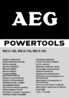AEG WS 6-125 4935413490 Инструкция по эксплуатации