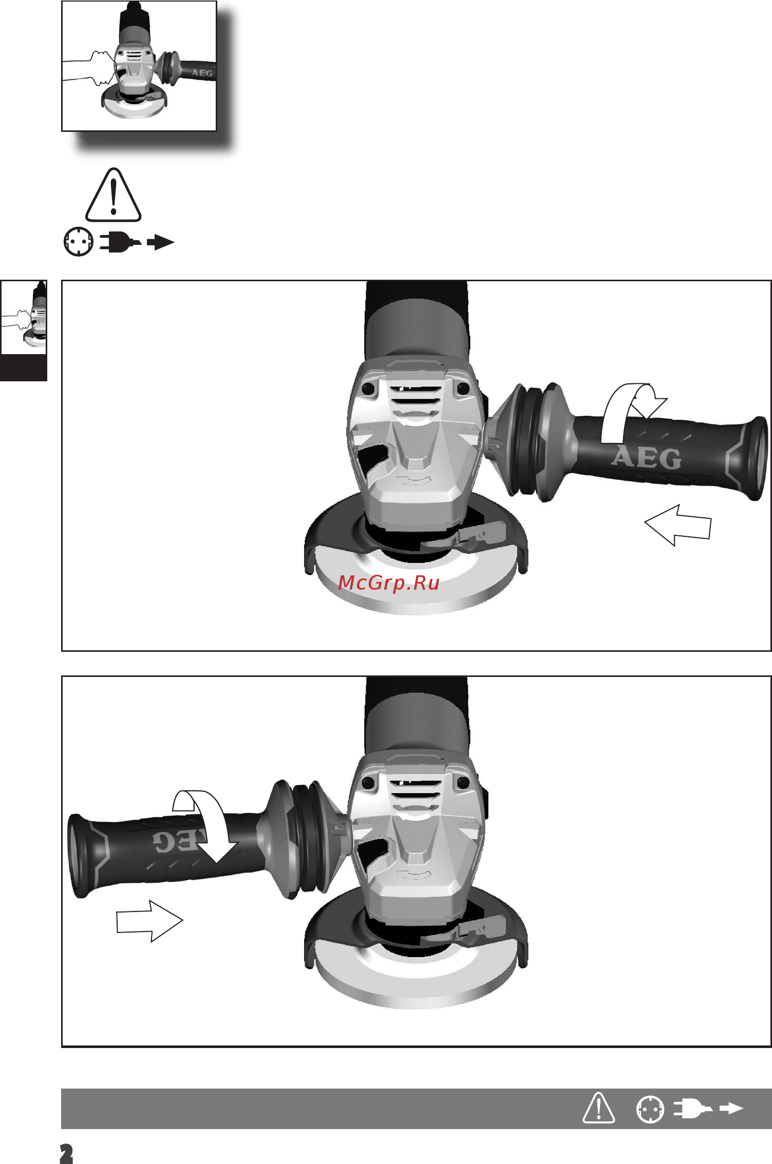 AEG WS 9-125 4935419390 Инструкция по эксплуатации онлайн [4/121] 308297