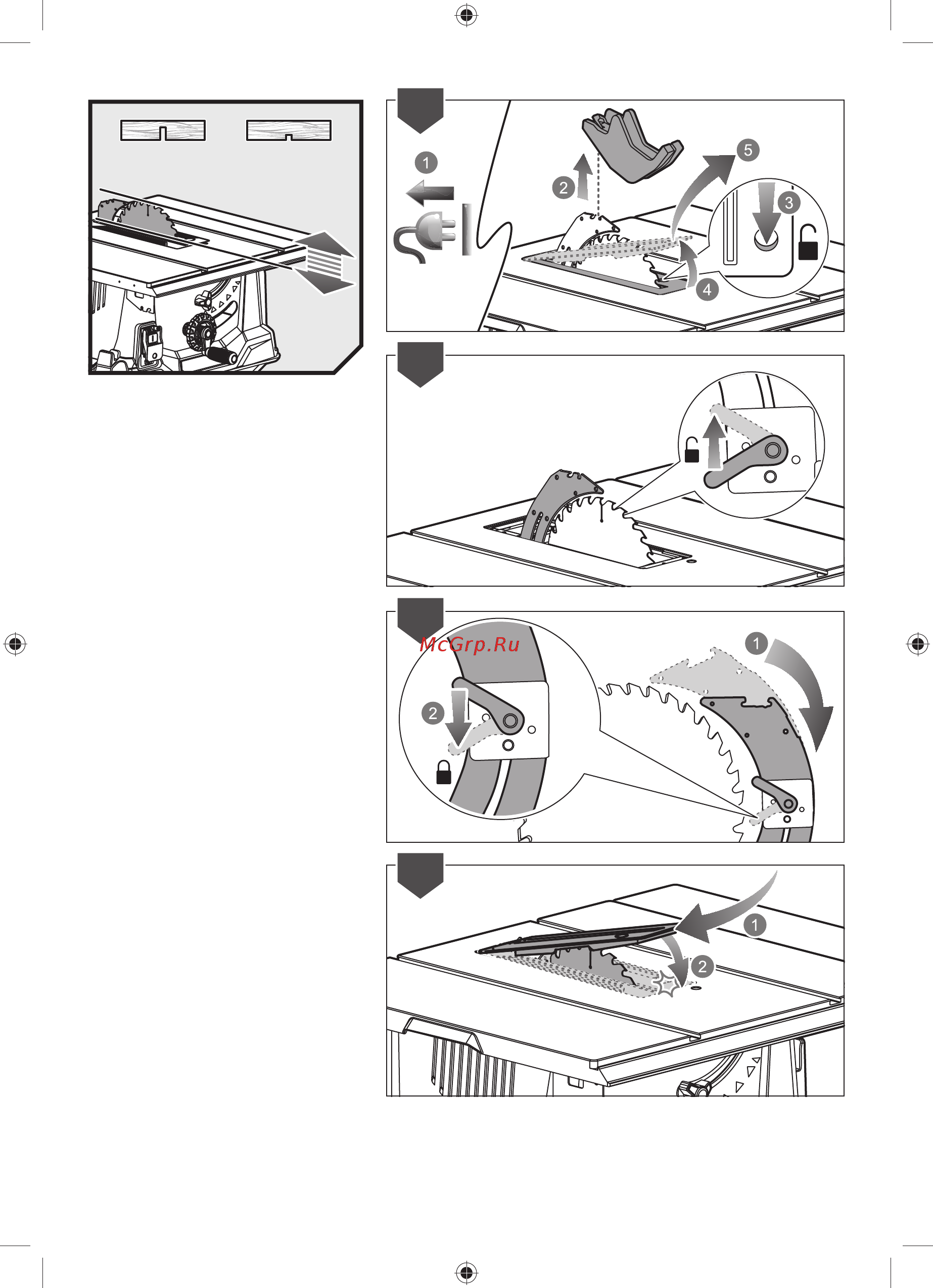 Ryobi RTS1800ES-G 5133002023 Инструкция по эксплуатации онлайн [249/284] 837938