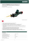 Metabo Combo Set 2.2 10.8В 685054000 Инструкция по эксплуатации