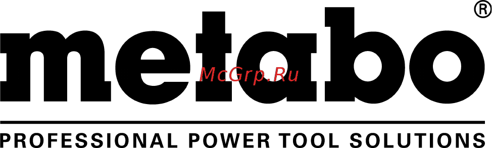 Metabo TS 254 600668000 Инструкция по эксплуатации онлайн [16/16] 308435