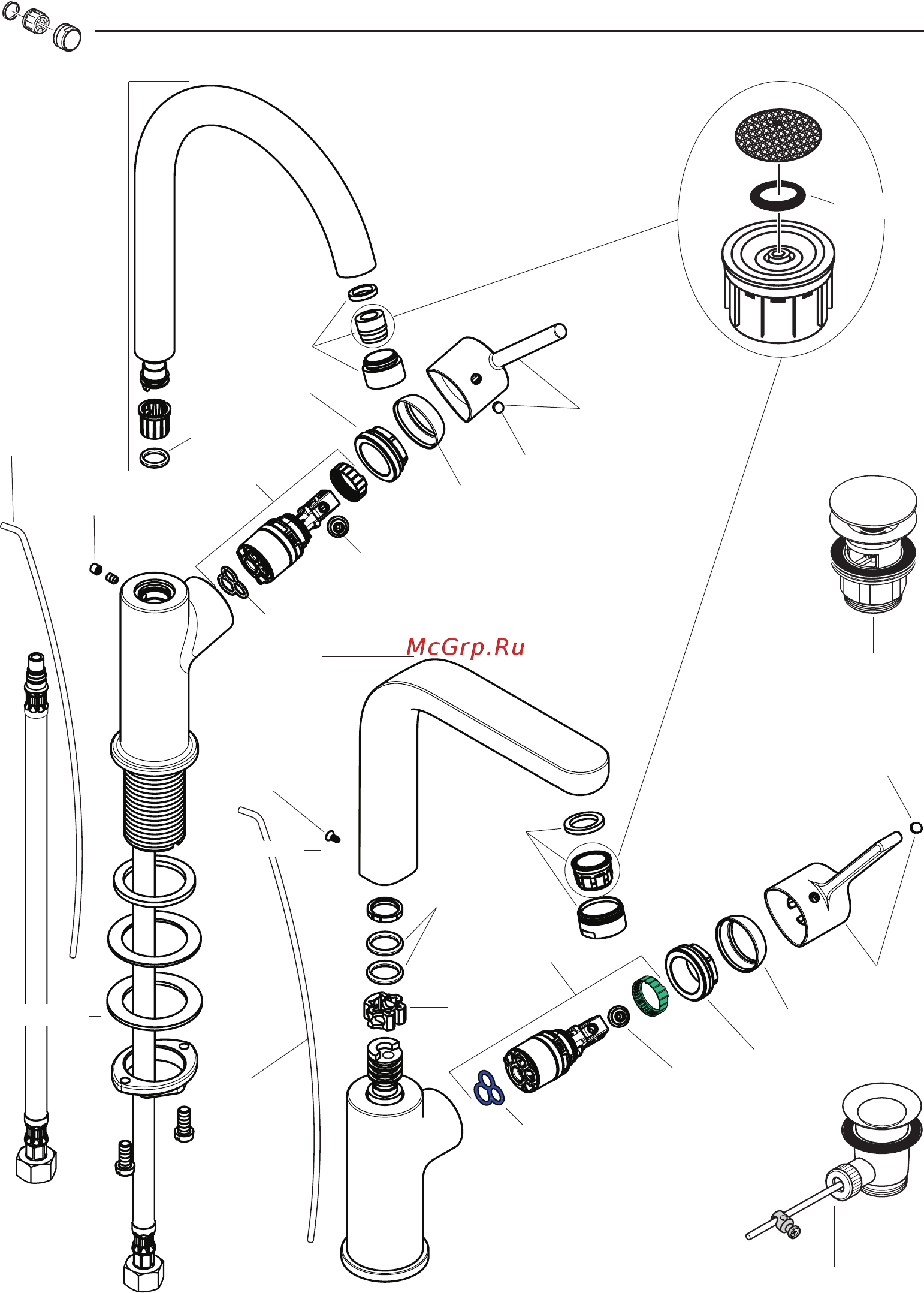 HansGrohe Metris S 31161000 хром Инструкция по эксплуатации онлайн [10/11] 371995