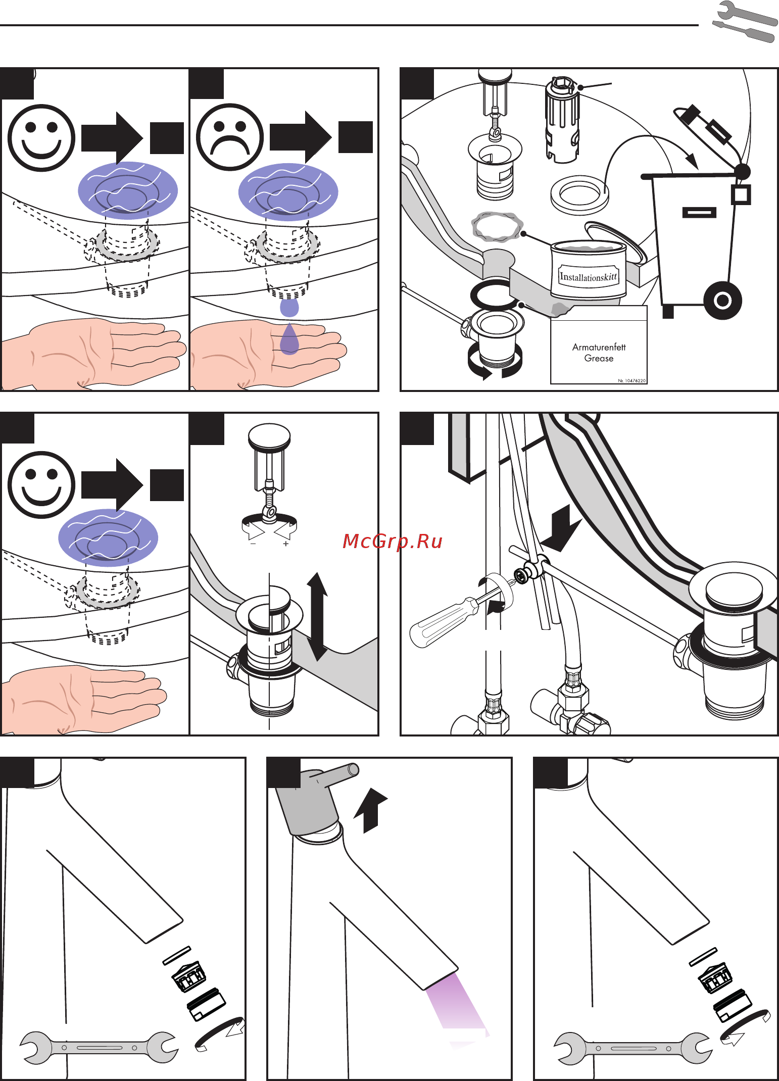HansGrohe Talis S 72031000 хром Инструкция по эксплуатации онлайн [33/36] 371981