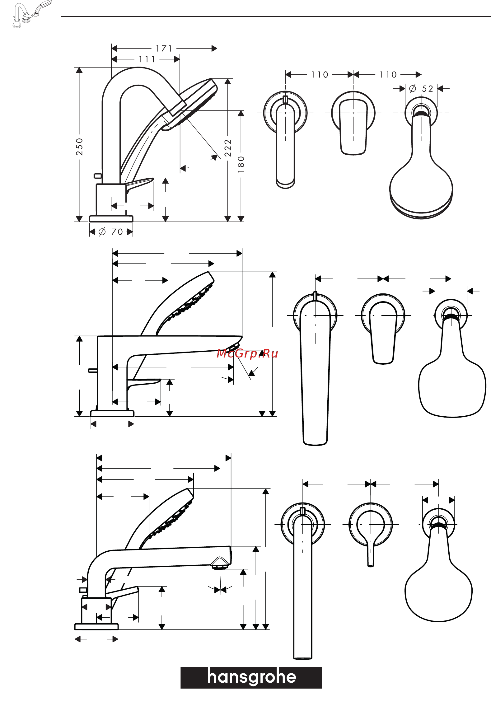 HansGrohe Logis 71313000 [80/80] Fertigset fertigset