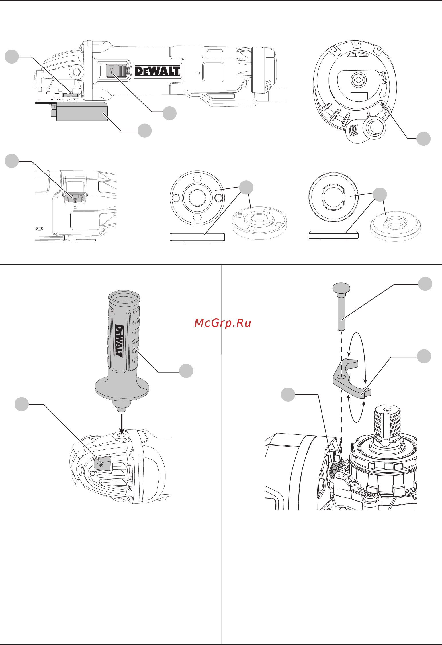 Dewalt DWE4237-QS Инструкция по эксплуатации онлайн [2/28] 308561