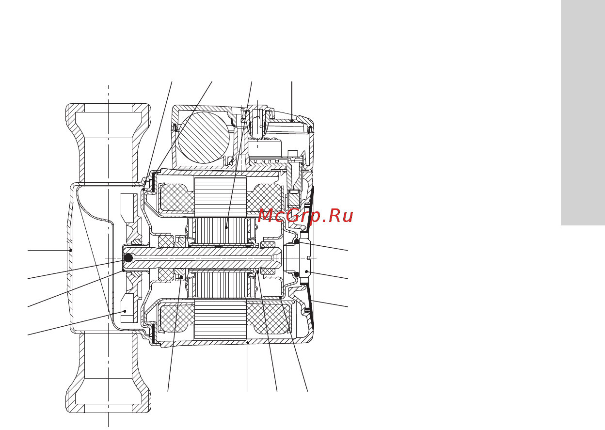 Grundfos UPS 40-50 F 250 95906420 [45/64] Спецификация материалов