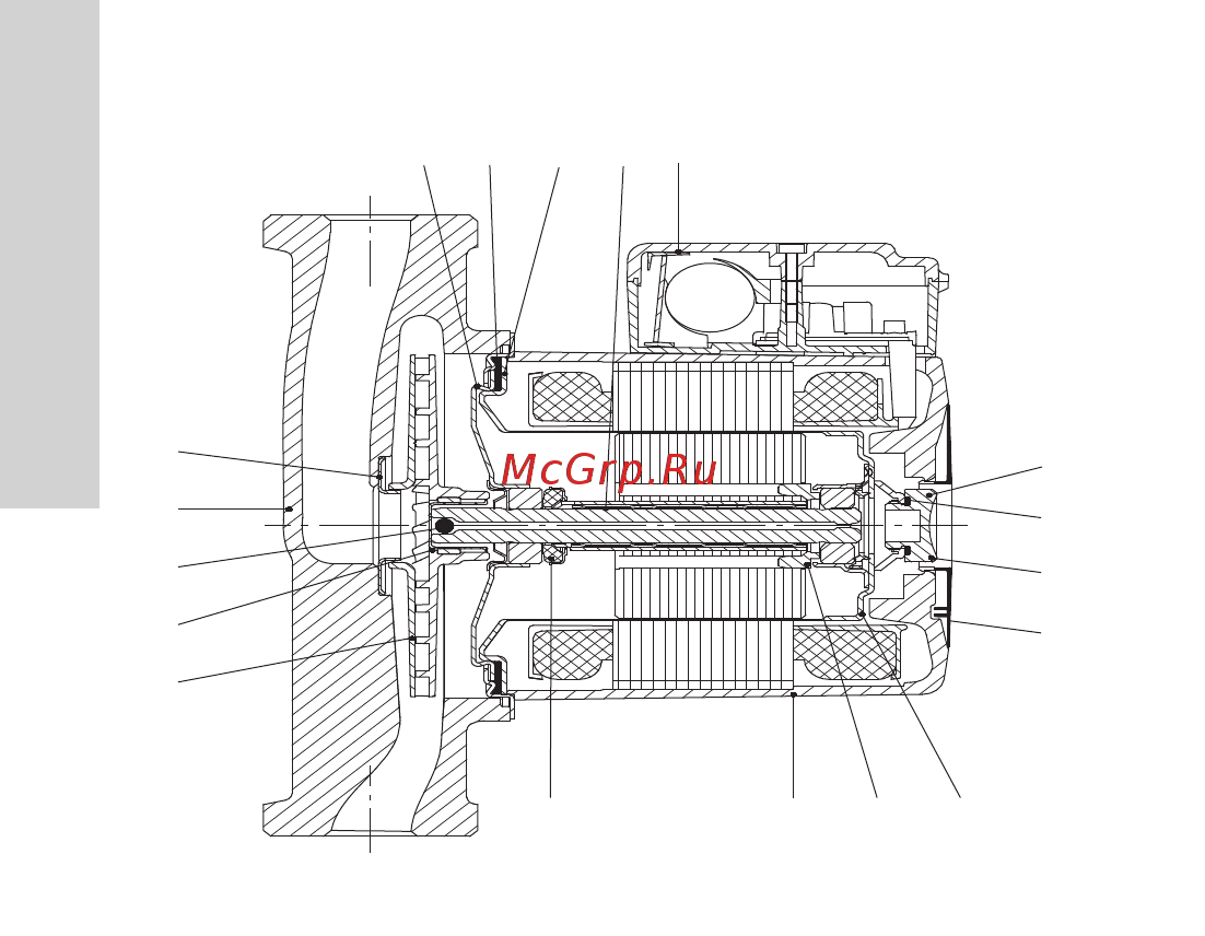 Grundfos UPS 32-100 F 220 95906483 [46/64] Спецификация материалов