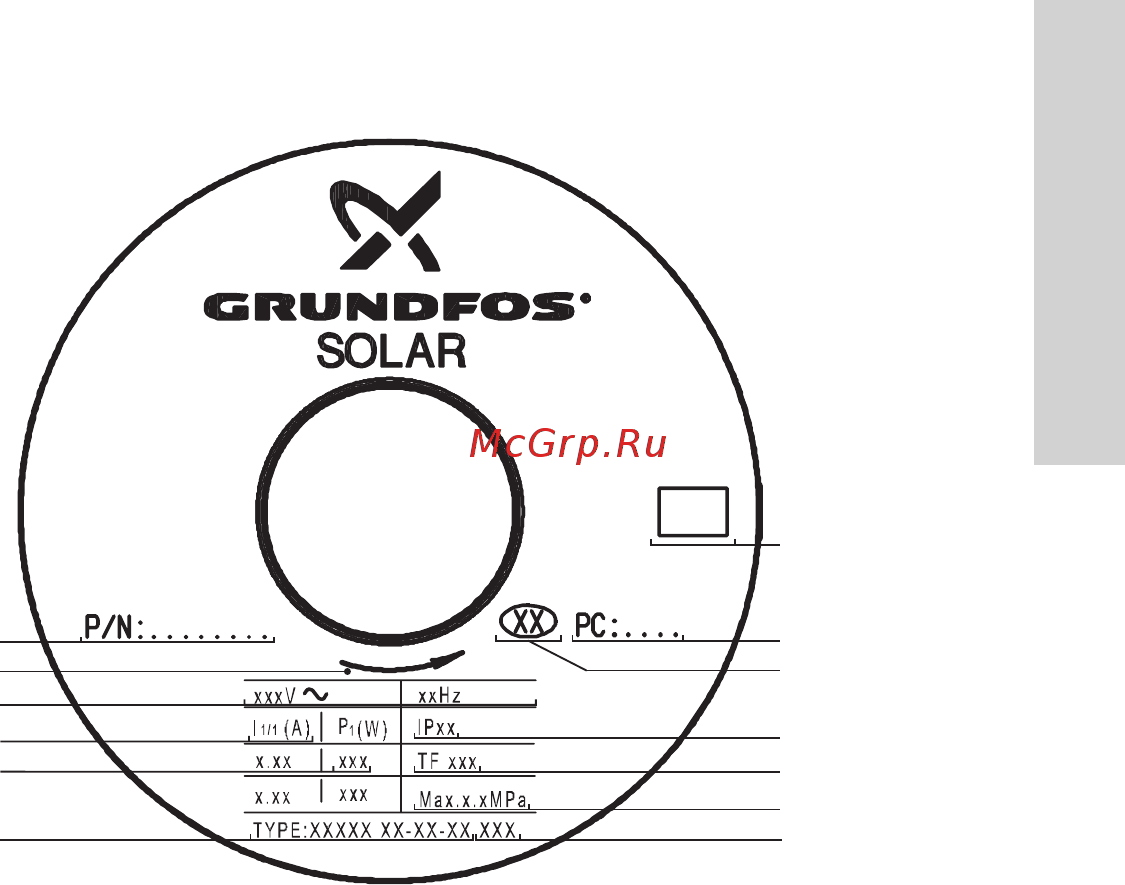 Grundfos UPS 25-60 N 180 96913085 Инструкция по эксплуатации онлайн [51/64] 308743