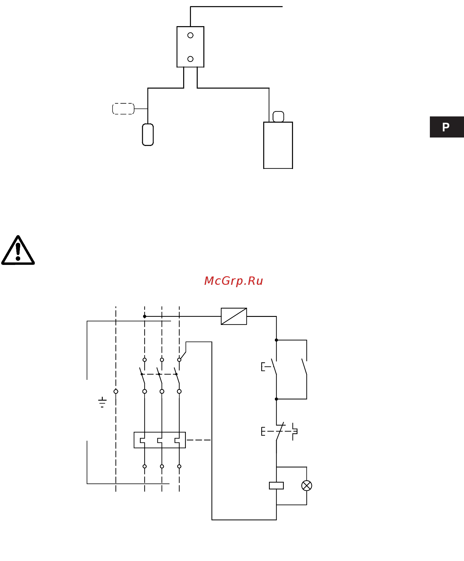 Grundfos Unilift AP 12.40.04.1 96011016 [15/51] Esquema funcional