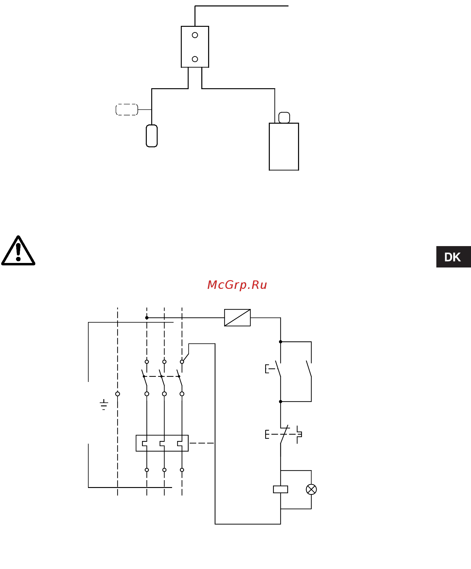 Grundfos Unilift AP 12.40.06.1 96001720 [25/51] Funktionsskema