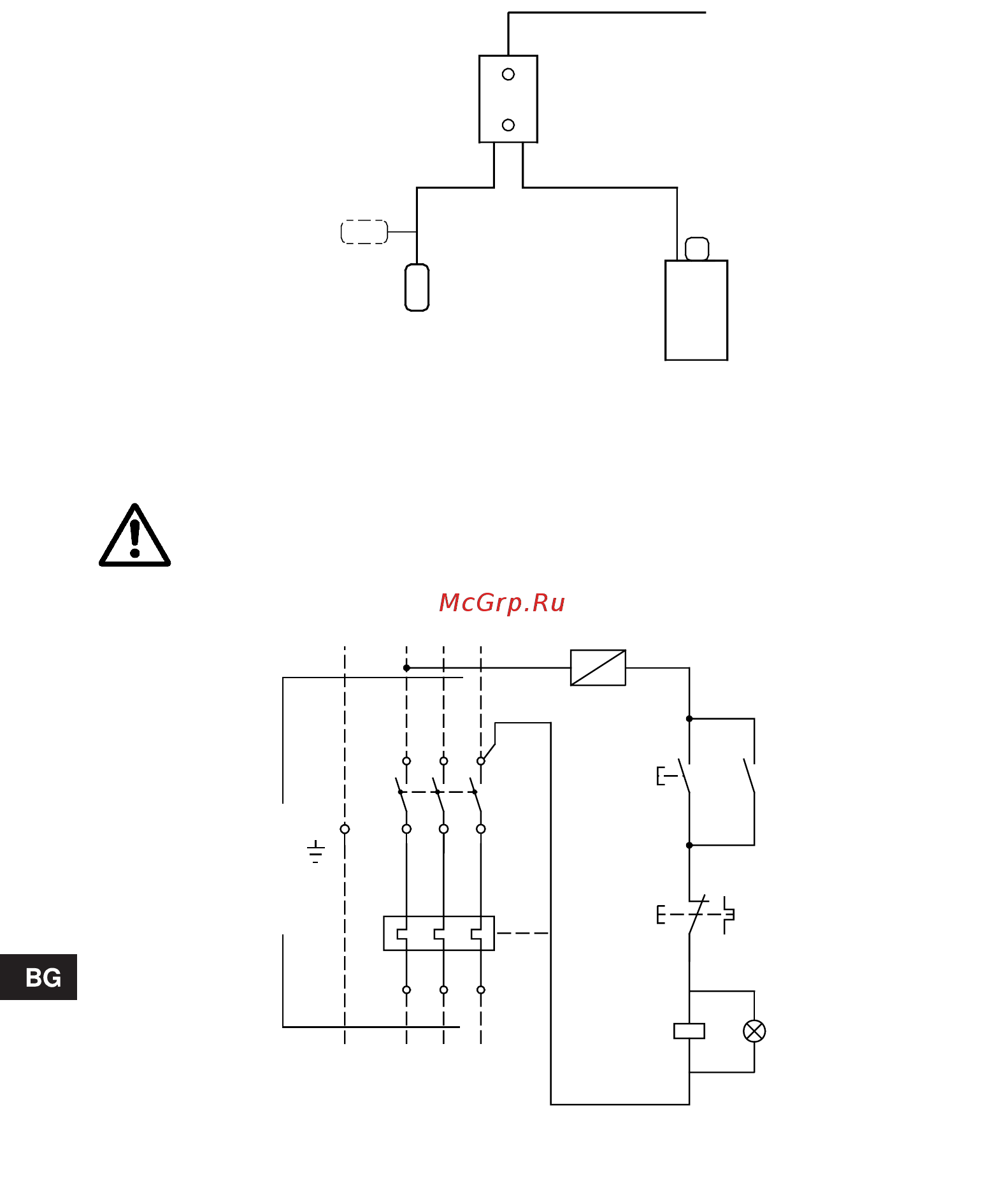 Grundfos Unilift AP50.50.11.1.V 96010577 [42/51] Функционална схема
