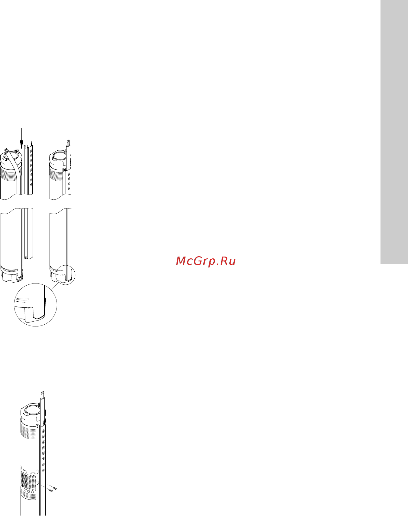 Grundfos SQ 5-50 96510214 [11/388] Fitting the cable guard