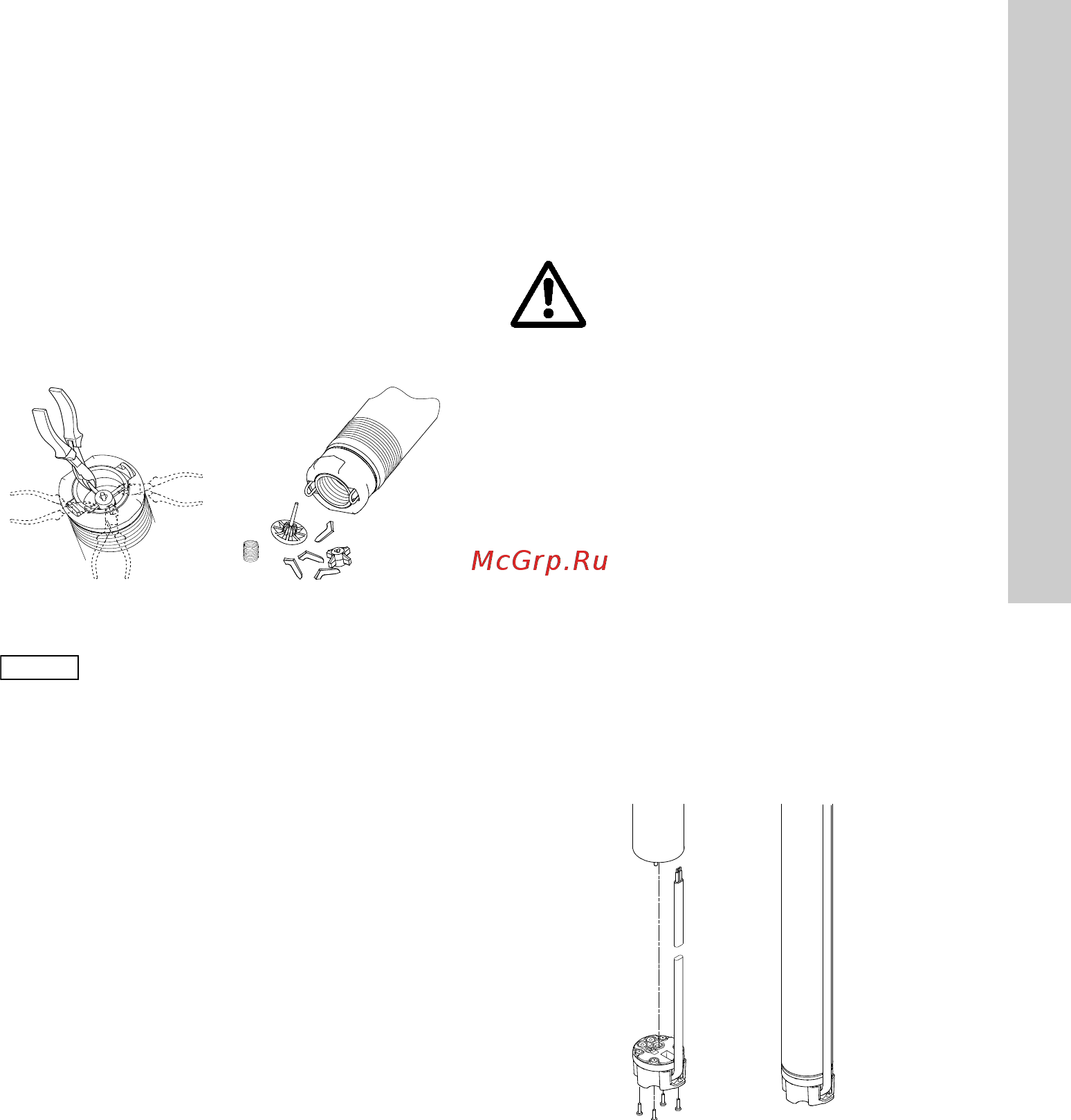Grundfos SQ 3-80 96524446 [175/388] A visszacsapószelep eltávolítása