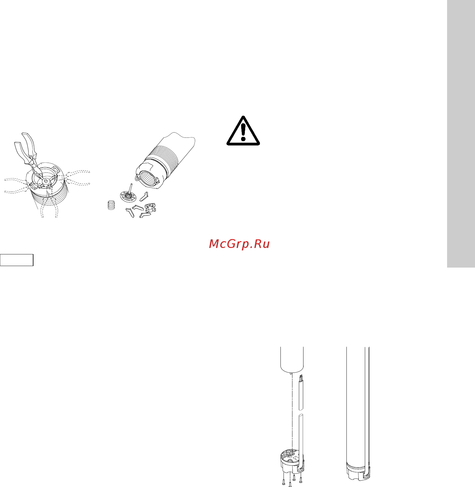 Grundfos SQ 2-100 96510202 [235/388] Demontage van de terugslagklep