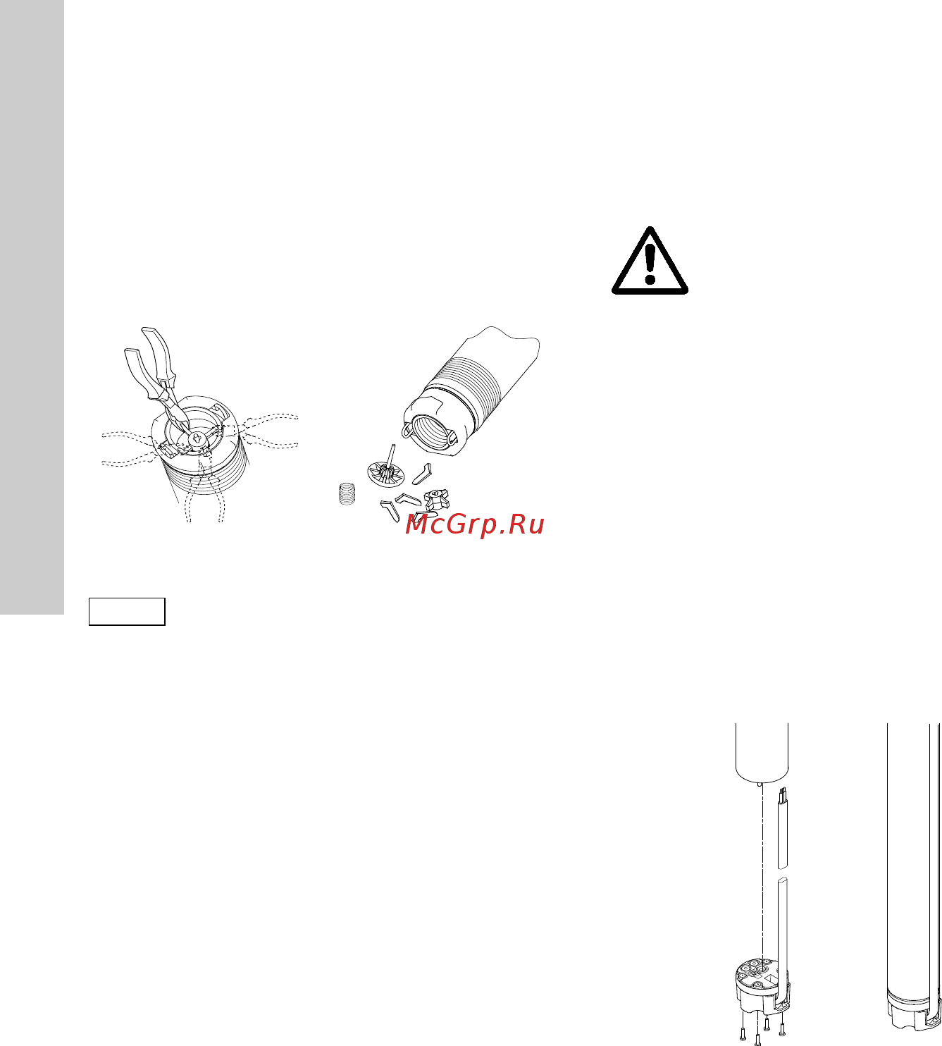 Grundfos SQ 3-80 96524446 [280/388] Demontarea supapei de reţinere