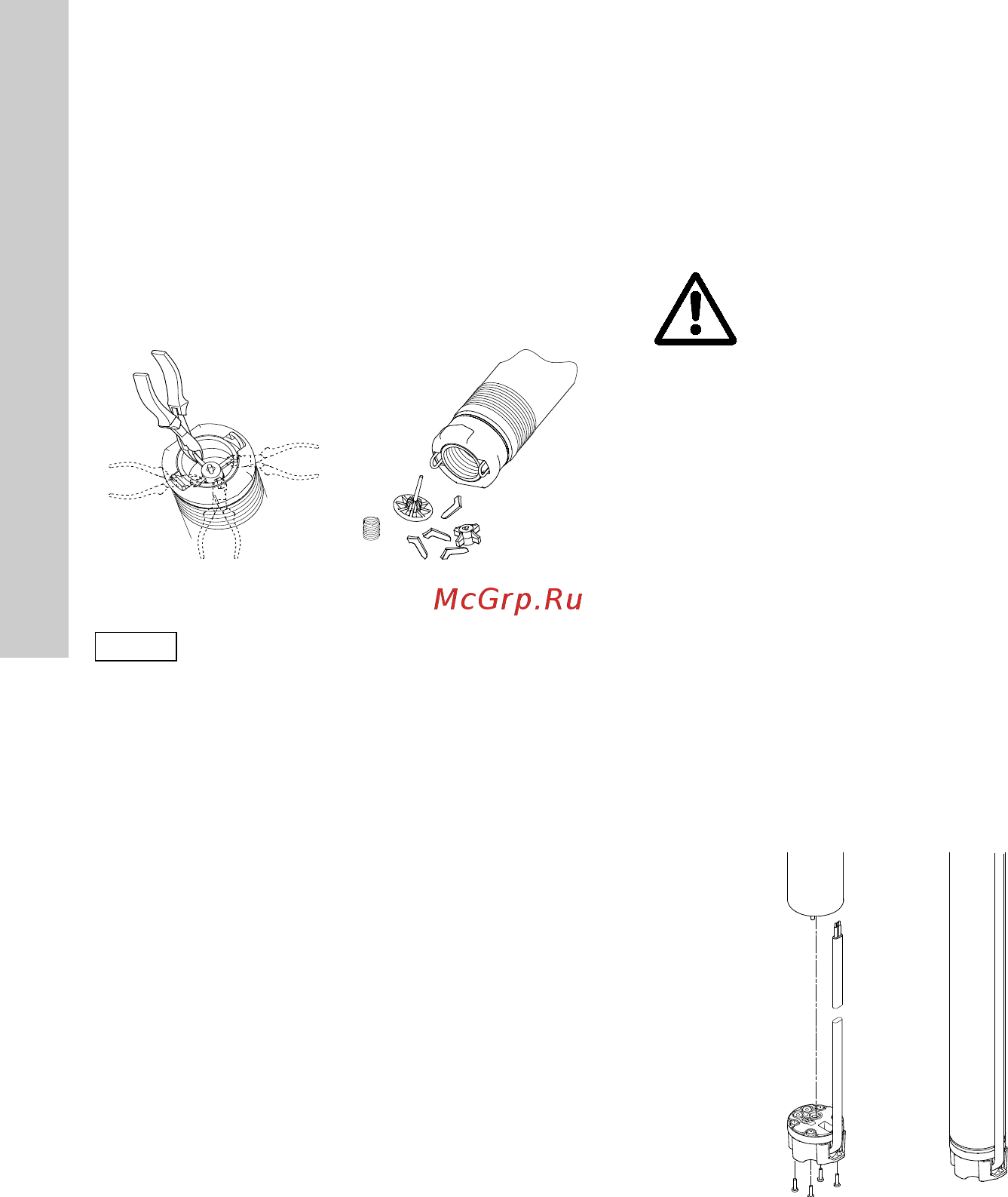 Grundfos SQ 5-15 96510211 [310/388] Demontering av backventil
