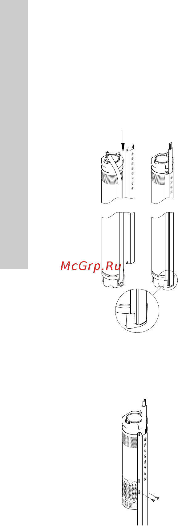 Grundfos SQ 3-65 96524440 [356/388] Kablo muhafazasının takılması