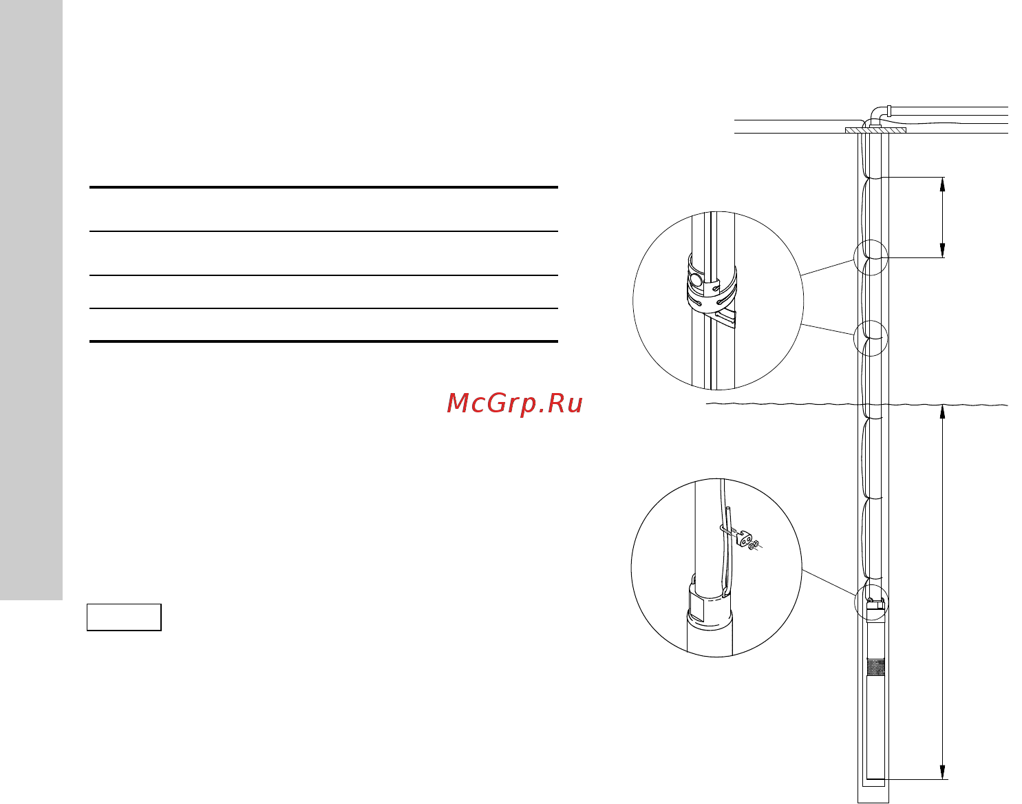 Grundfos SQE 2-70 96510152 [358/388] Elektrik kablosunun ek bağlantısı