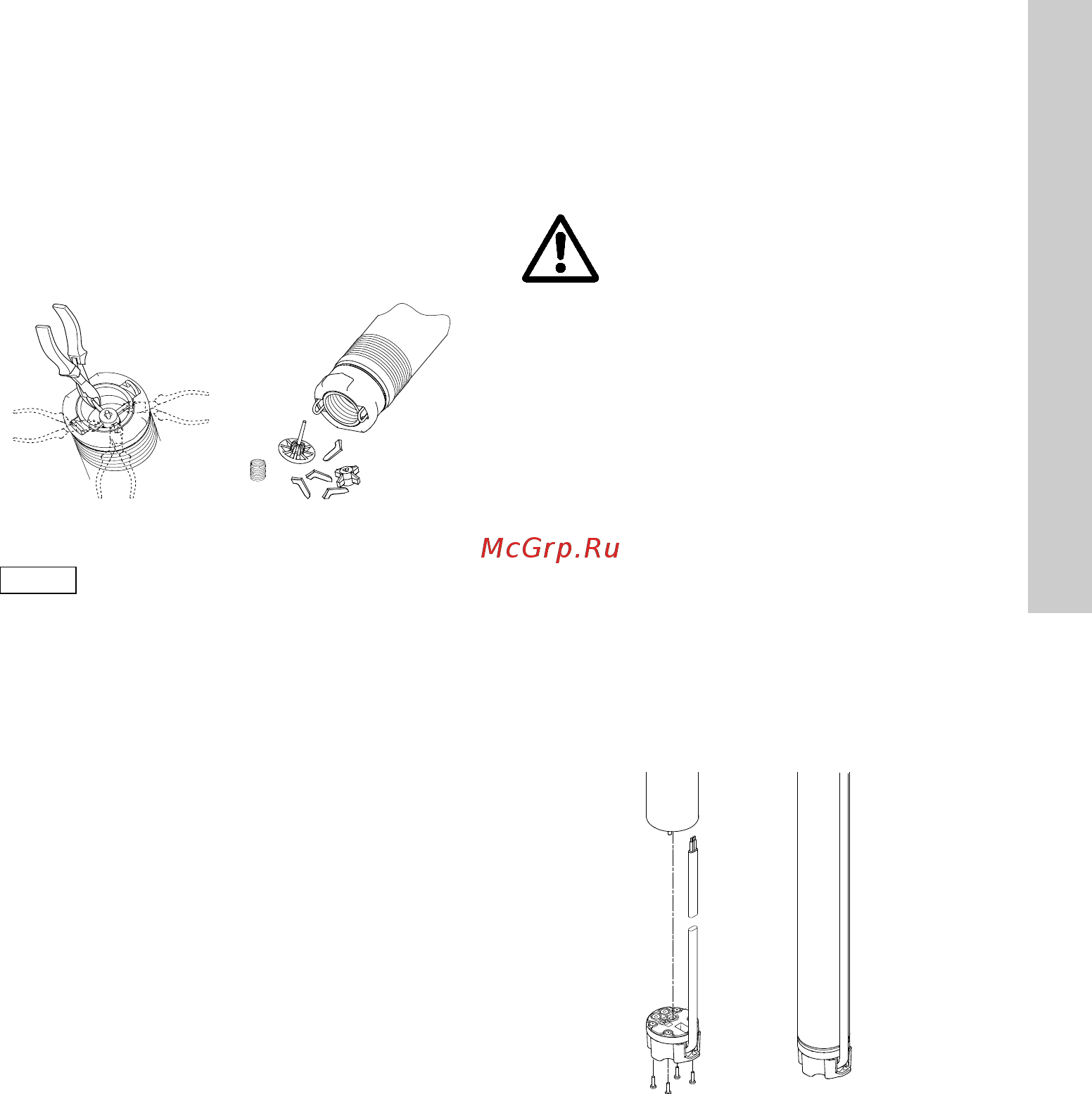 Grundfos SQ 5-70 96510217 [85/388] Tagasilöögiklapi eemaldamine