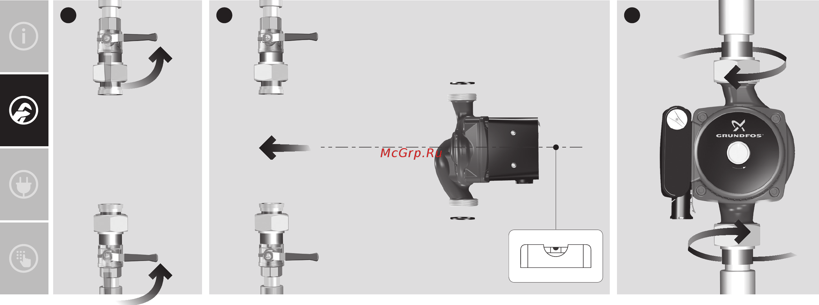 Grundfos UP 20-30 N 150 59643500 Инструкция по эксплуатации онлайн [14/23] 309570