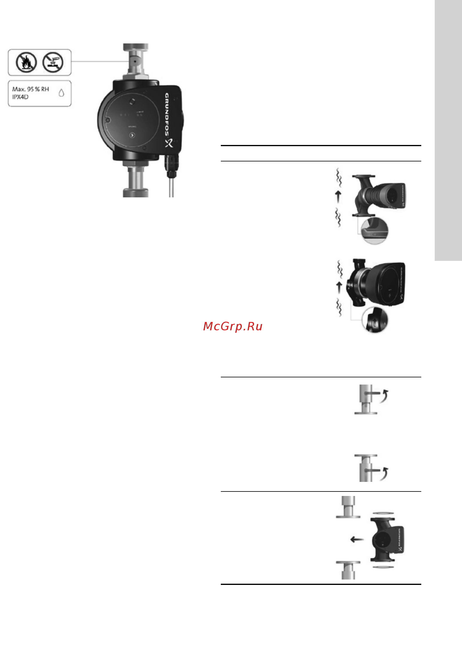 Grundfos MAGNA1 25-40 180 97924153 [11/60] Принцип действия