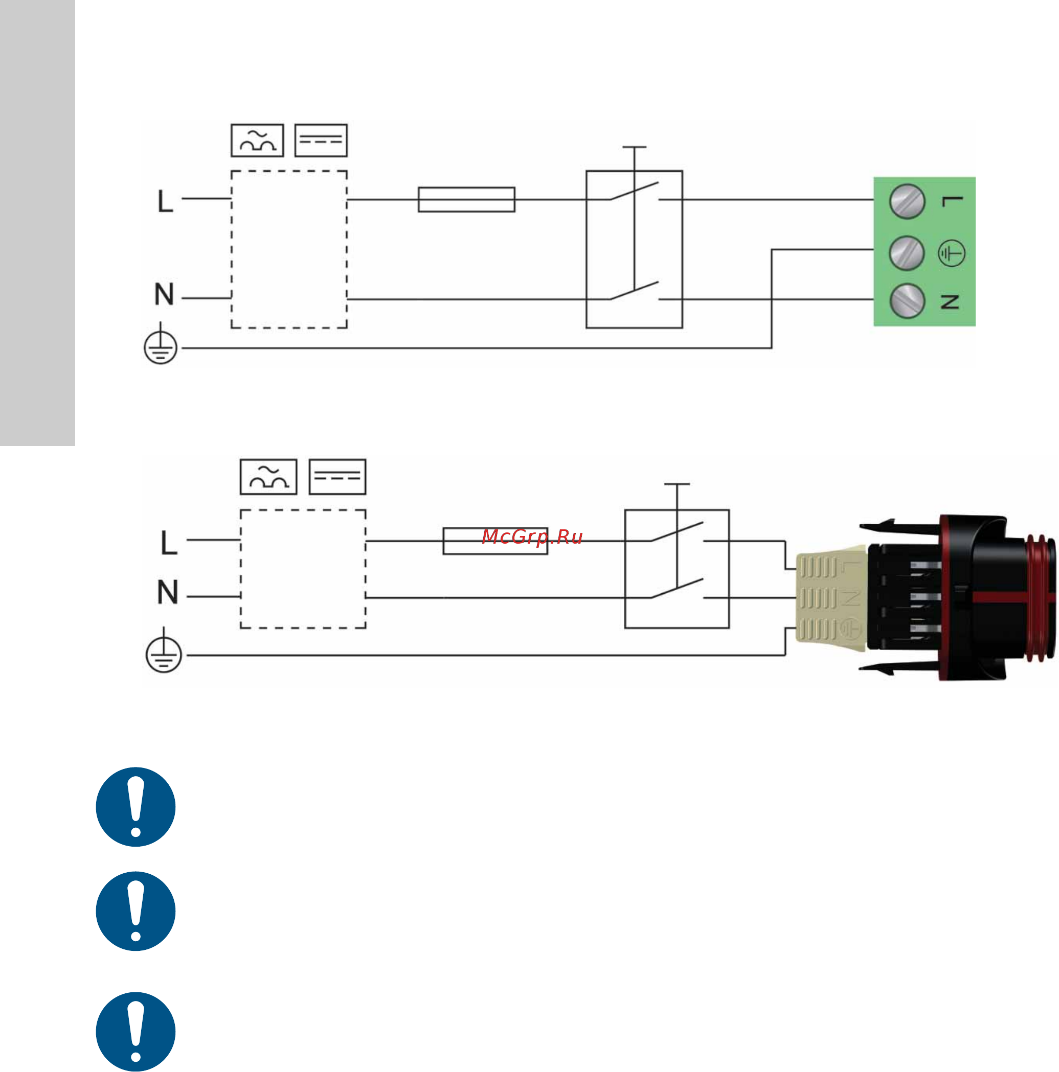 Grundfos MAGNA3 32-100 180 97924257 [1342/1656] Схема під єднання